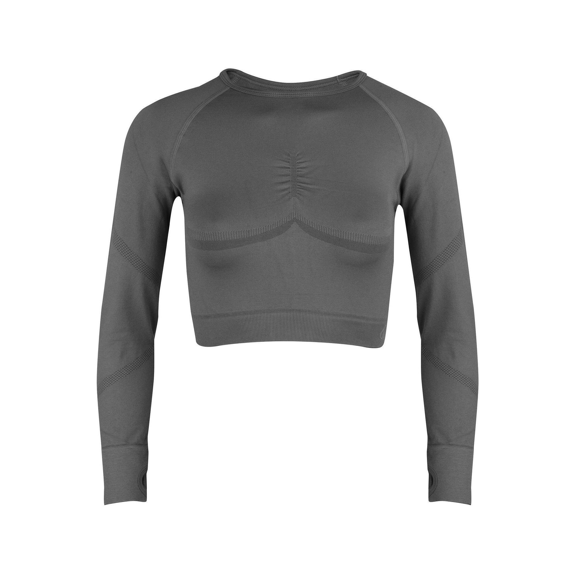 Longsleeve fitness damski Beshaped Power Up! bezszwowy