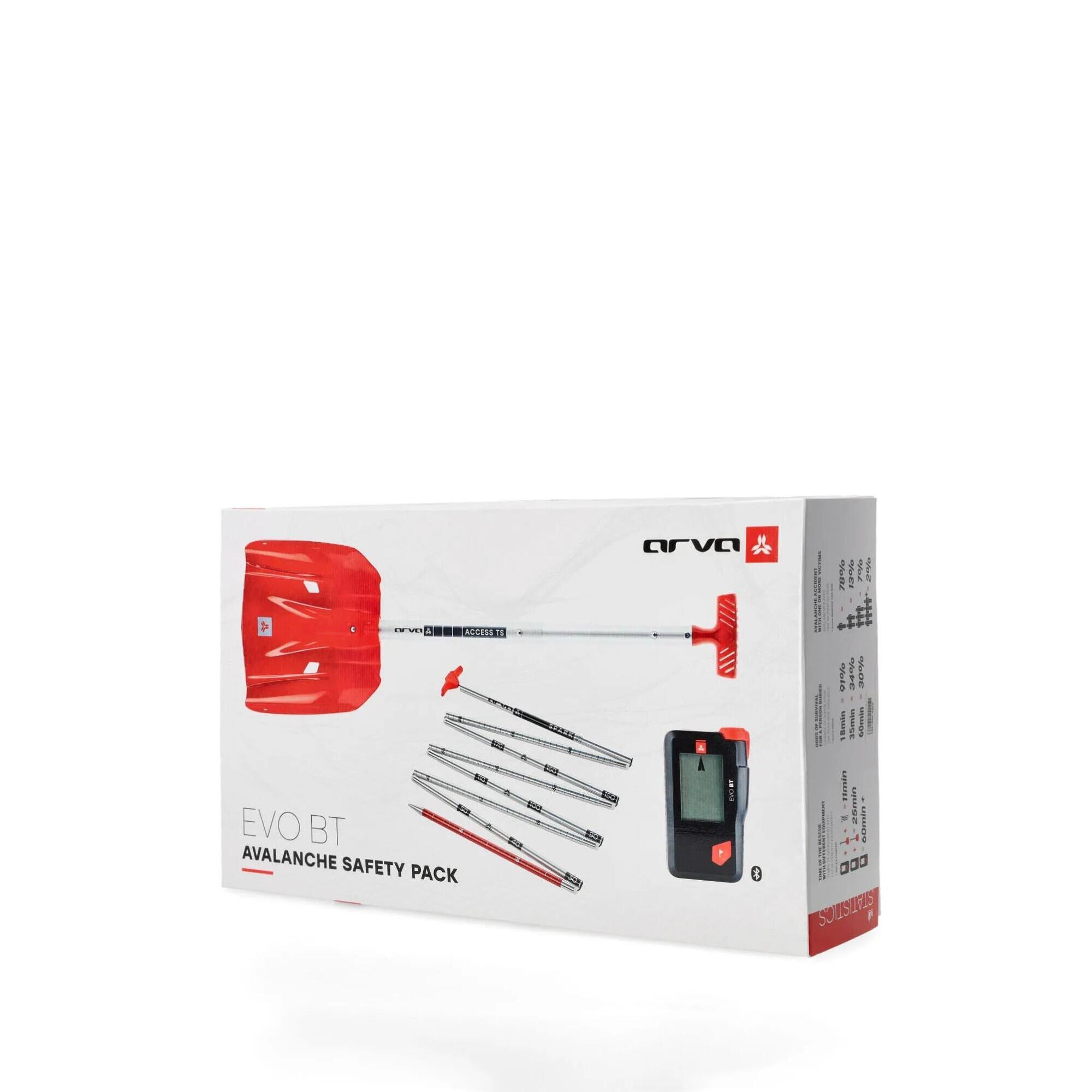 Zestaw lawinowy Arva Safety Pack EVO BT Detector + Spark 240 Probe + Shovel
