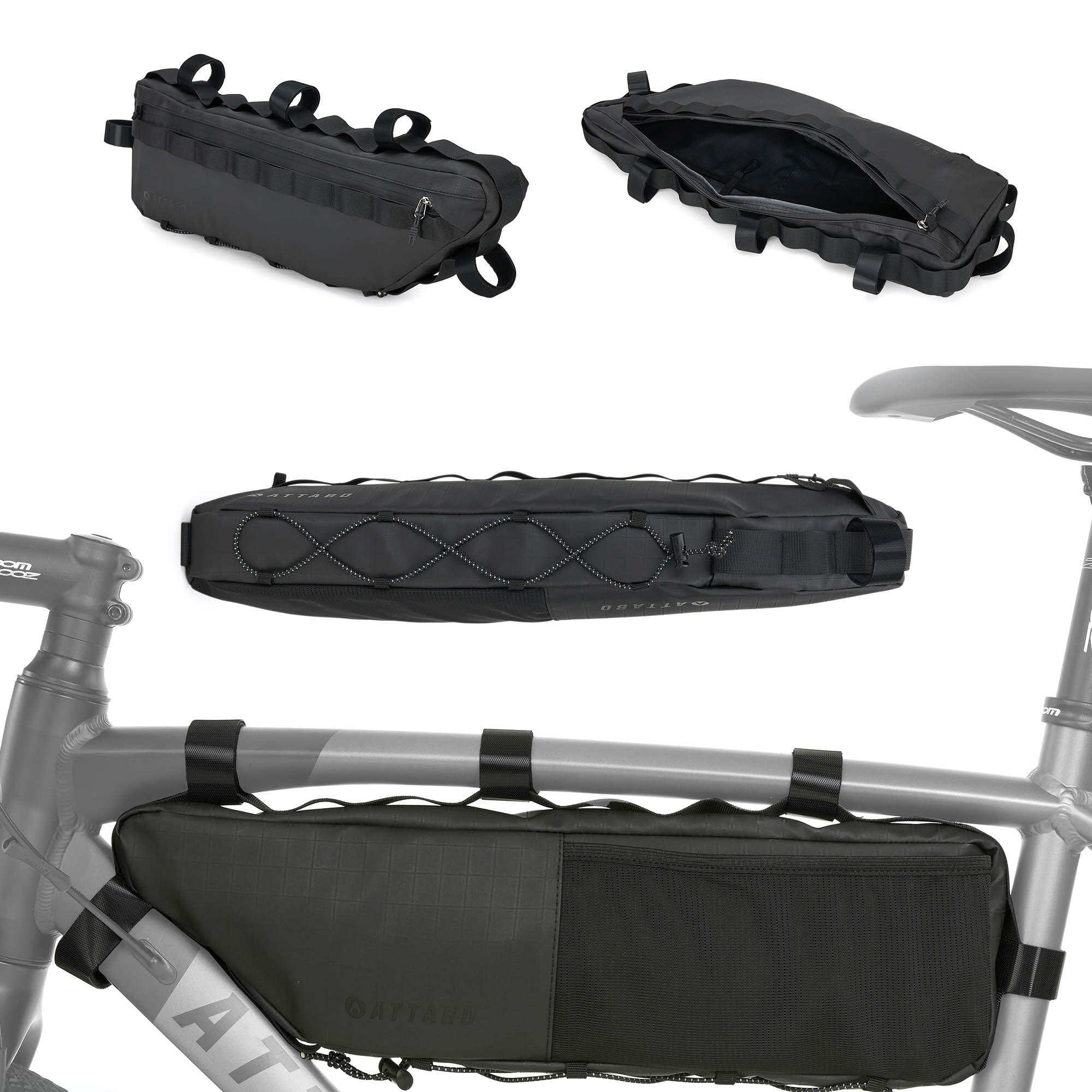 Torba rowerowa pod ramę ATTABO Underra L 4 l czarny 4 l