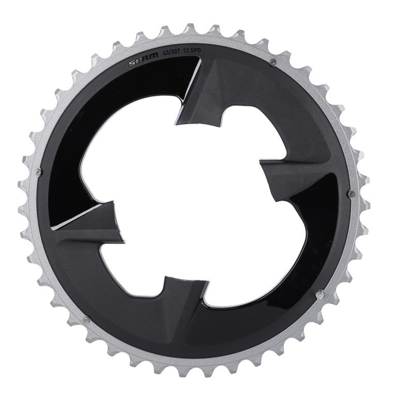 Taca aluminiowa z pokrywą Sram Rival Wide 94 BCD 43 T