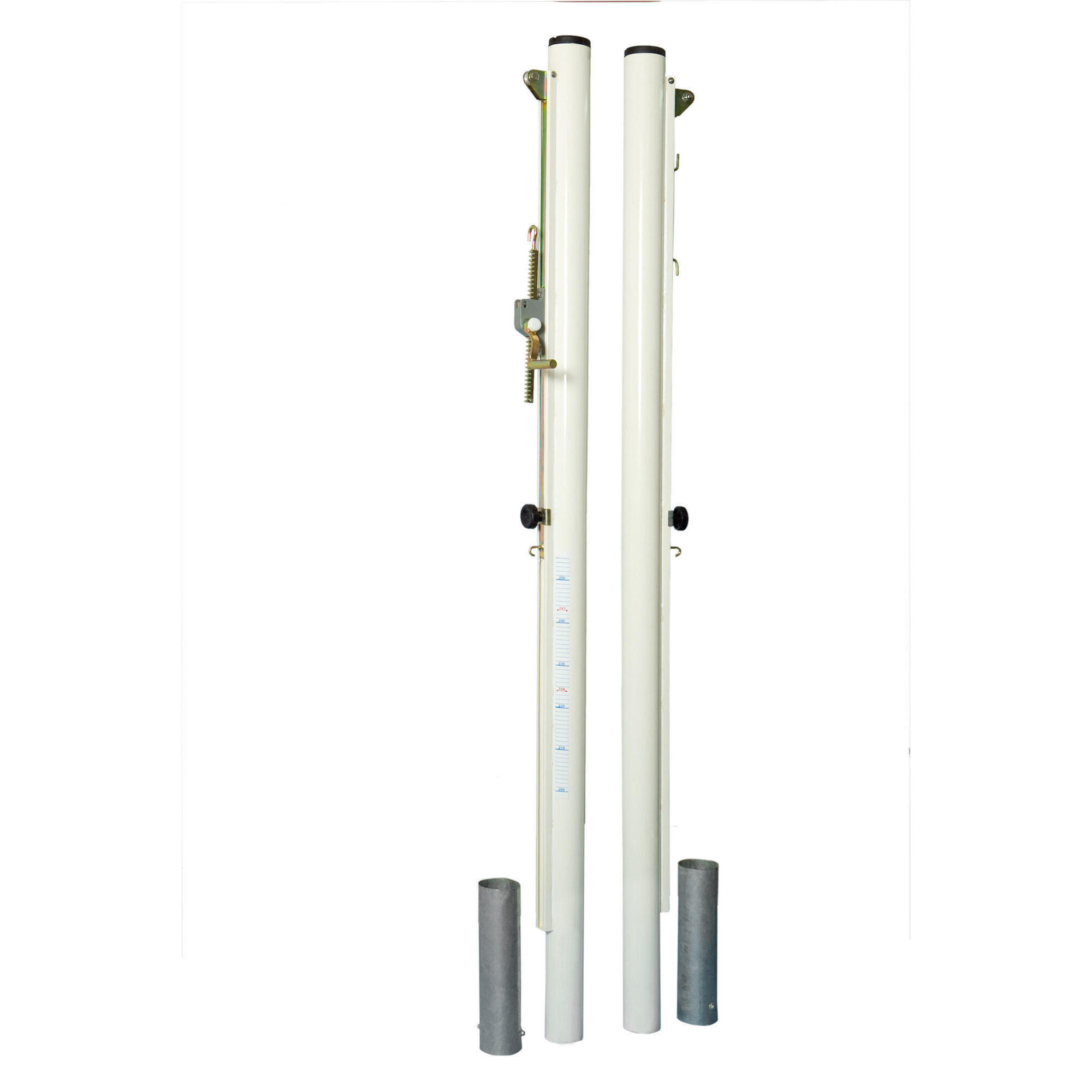 Stalowe słupki do siatkówki Ø 90 mm "competition" - z tulejami