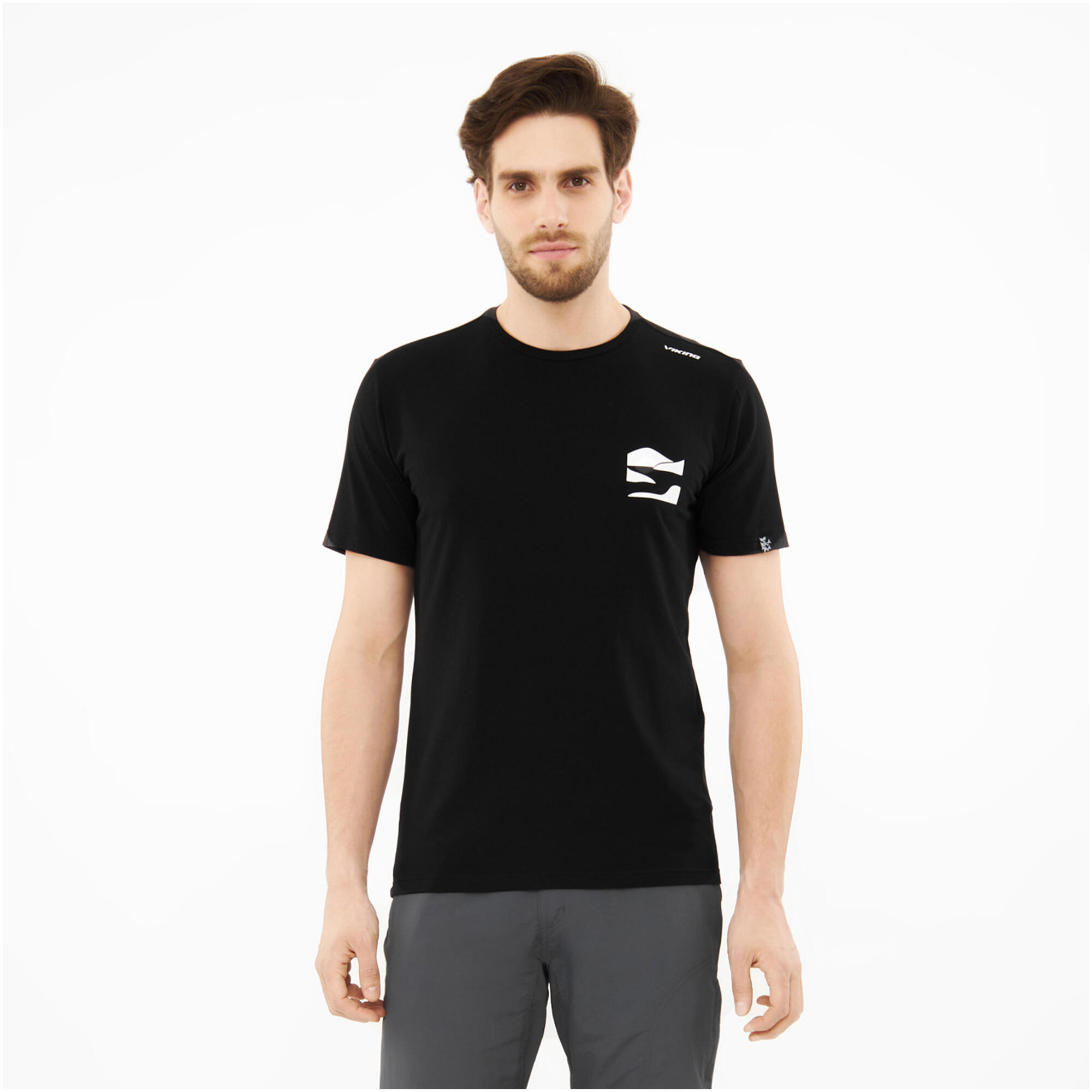 Koszulka turystyczna męska Viking Lako Bamboo