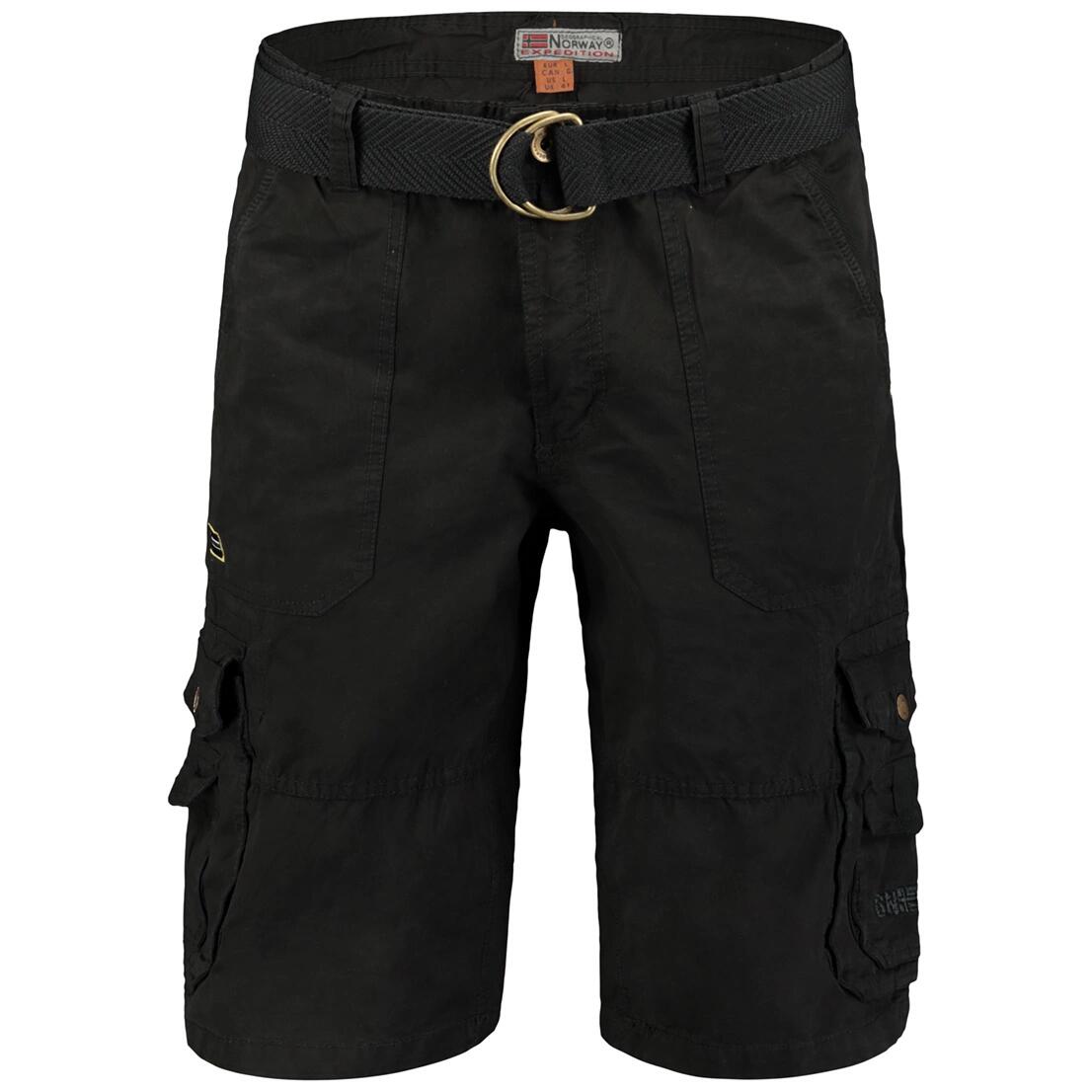 Bermudy Geographical Norway PEROU BLACK DB MEN 063 czarny męska