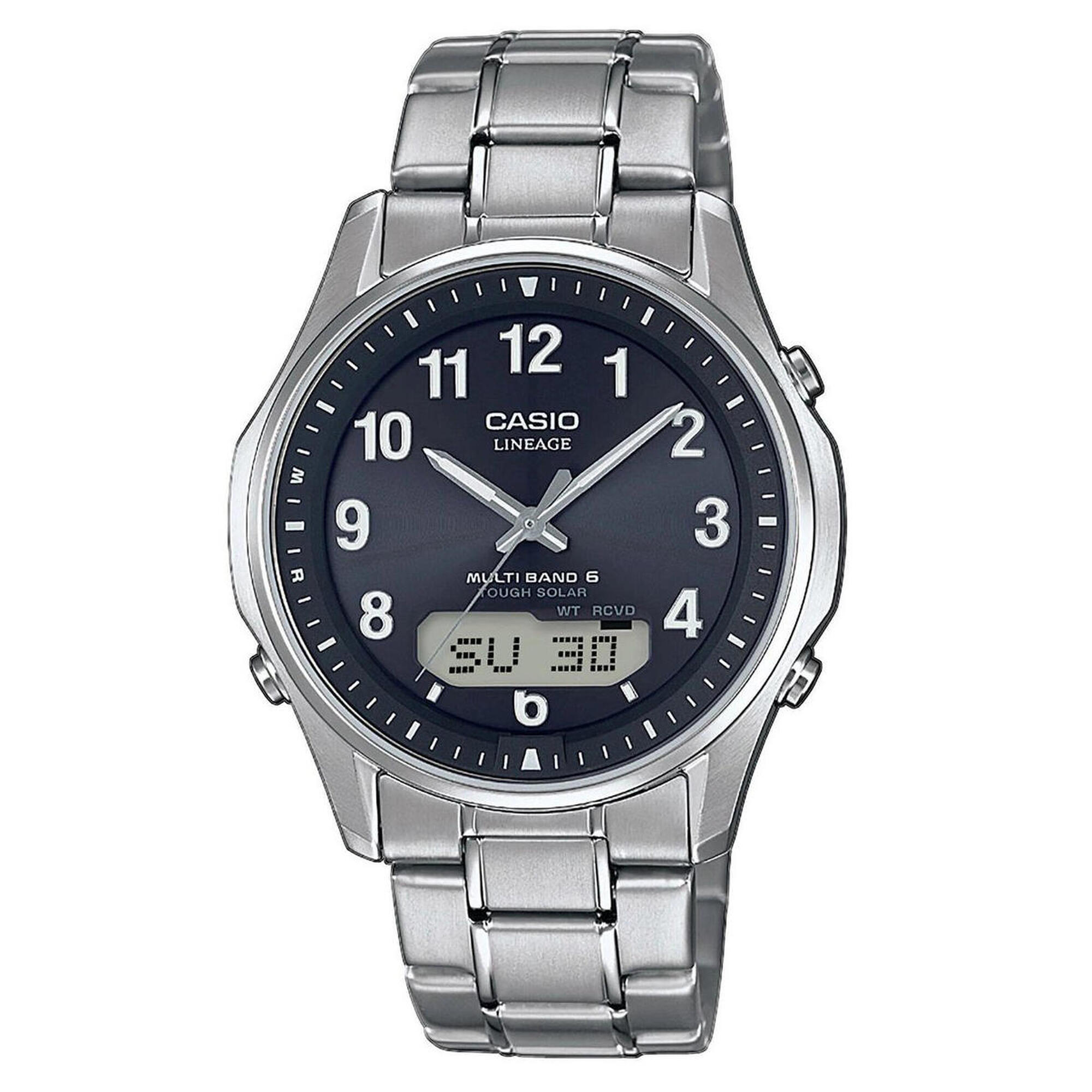 Zegarek męski Casio LCW-M100TSE-1A2ER, Quartz, 40mm, 10ATM