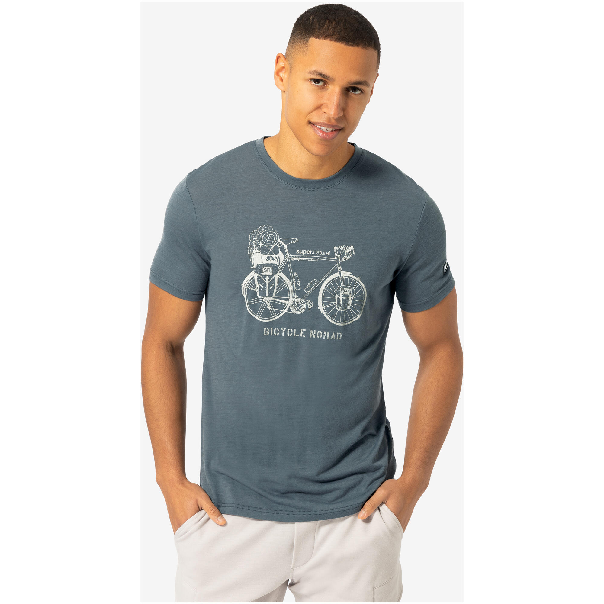 Koszulka z krótkim rękawkiem męska SUPER.NATURAL Bicycle Nomad Tee
