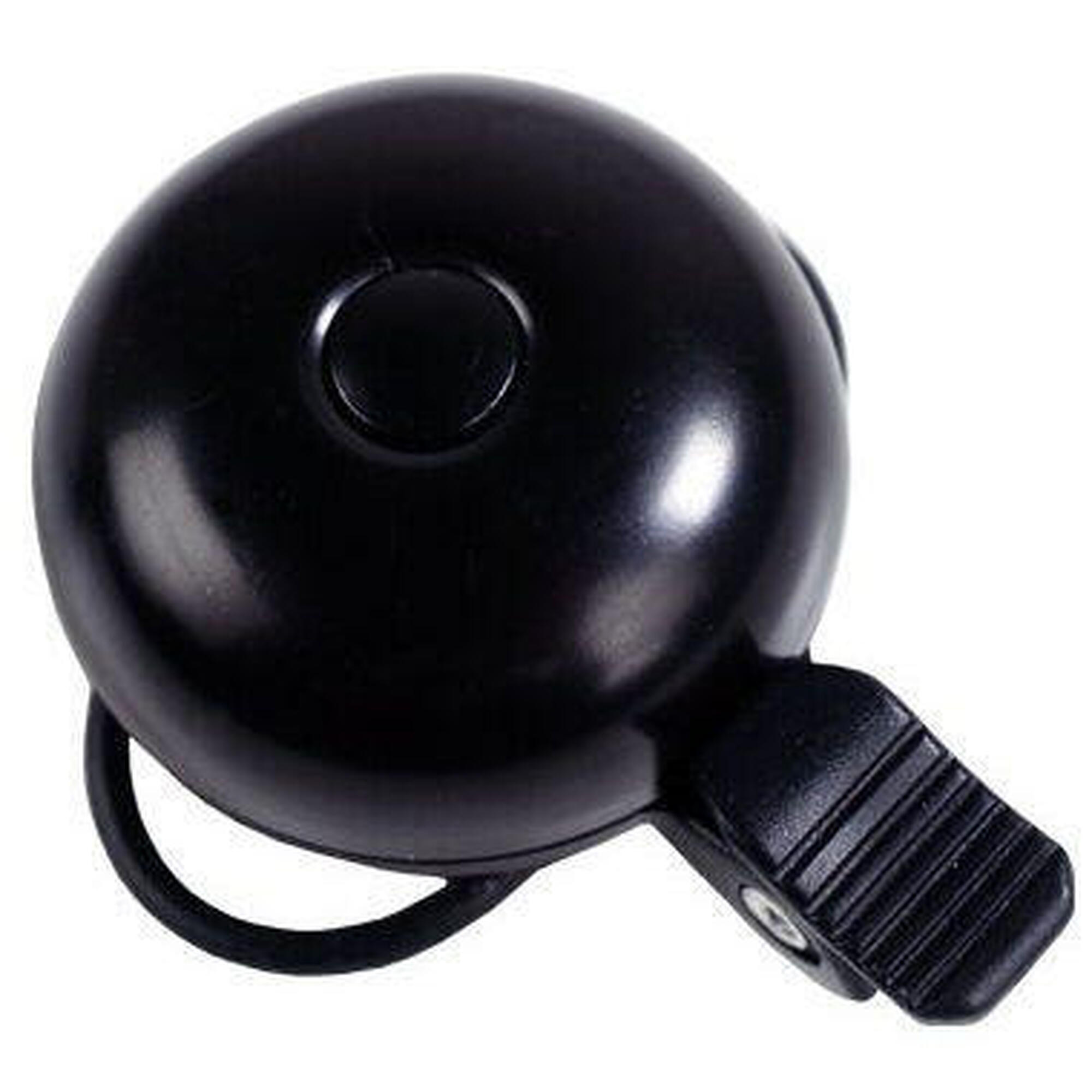 Dzwonek Rowerowy Race Z Gumowym Elastycznym Mocowaniem - Czarny