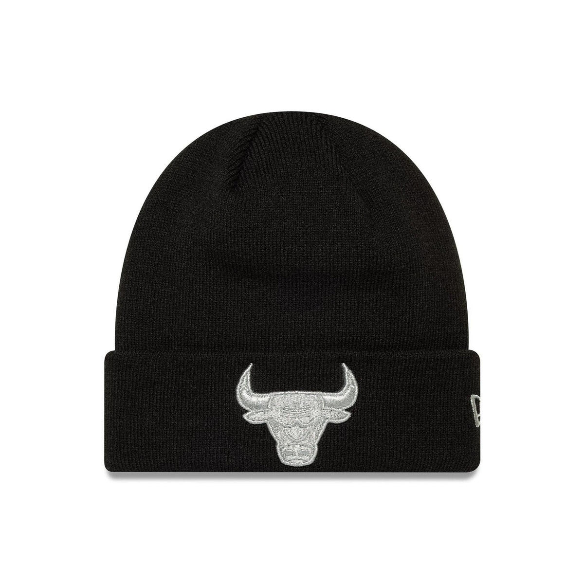 Czapka zimowa New Era NBA Chicago Bulls Metallic Black Cuff Knit Beanie 60691272