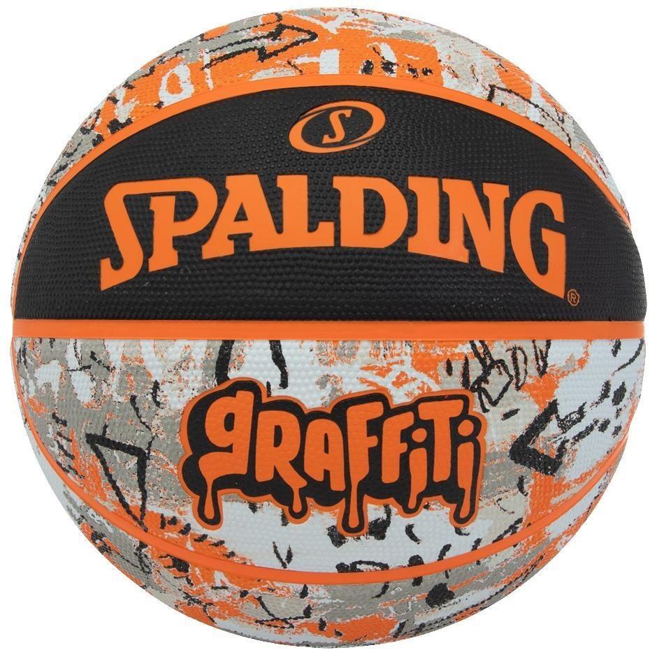 Piłka do koszykówki Spalding Orange Graffiti Rubber