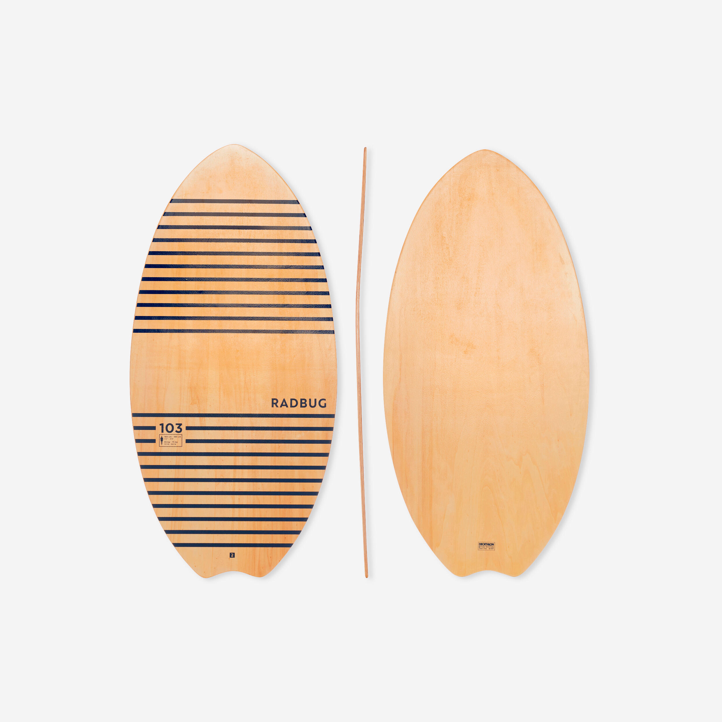 Deska skimboard Radbug 100 drewniana