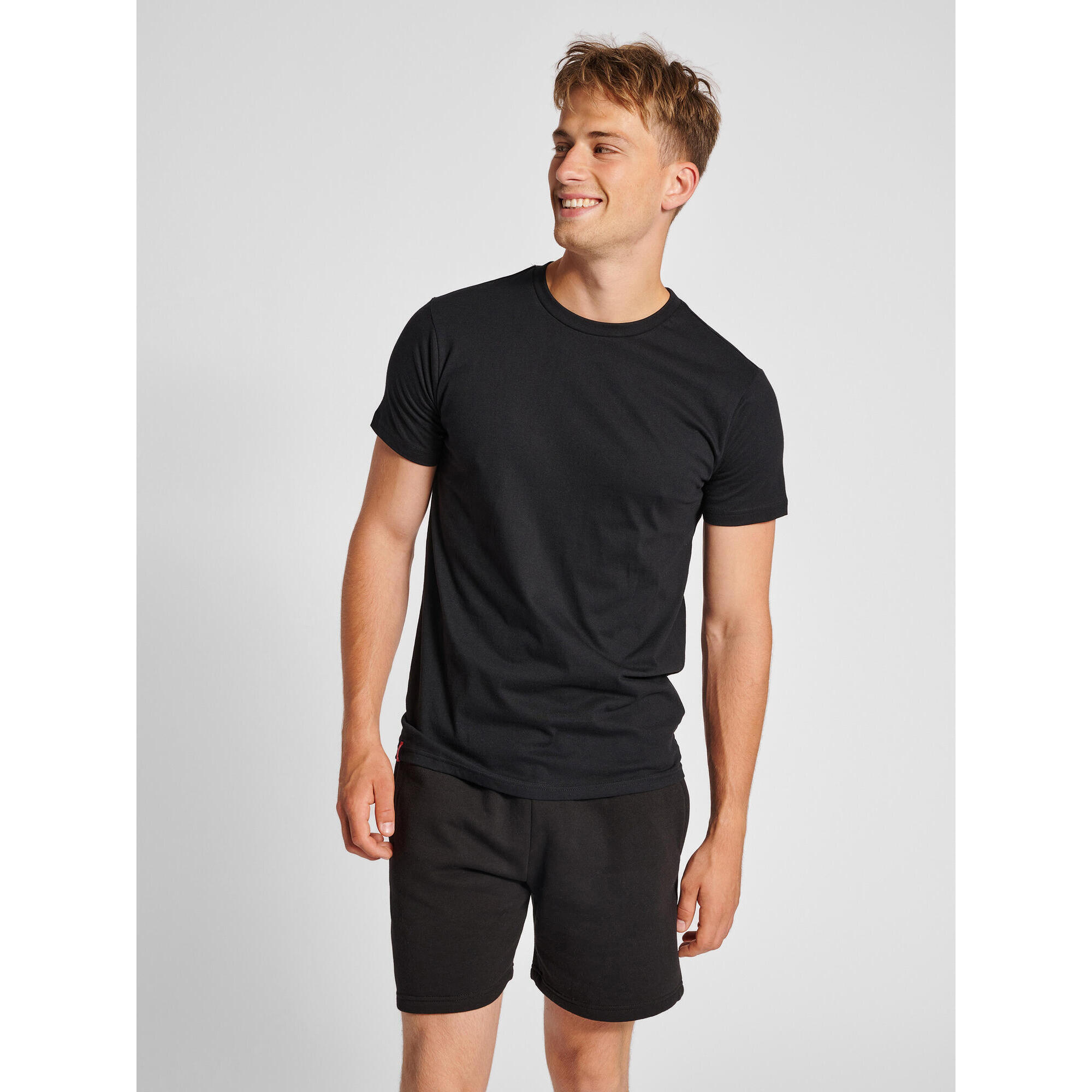 Hummel Koszulka sportowa męska Treningowa Hummel Red Heavy T-Shirt