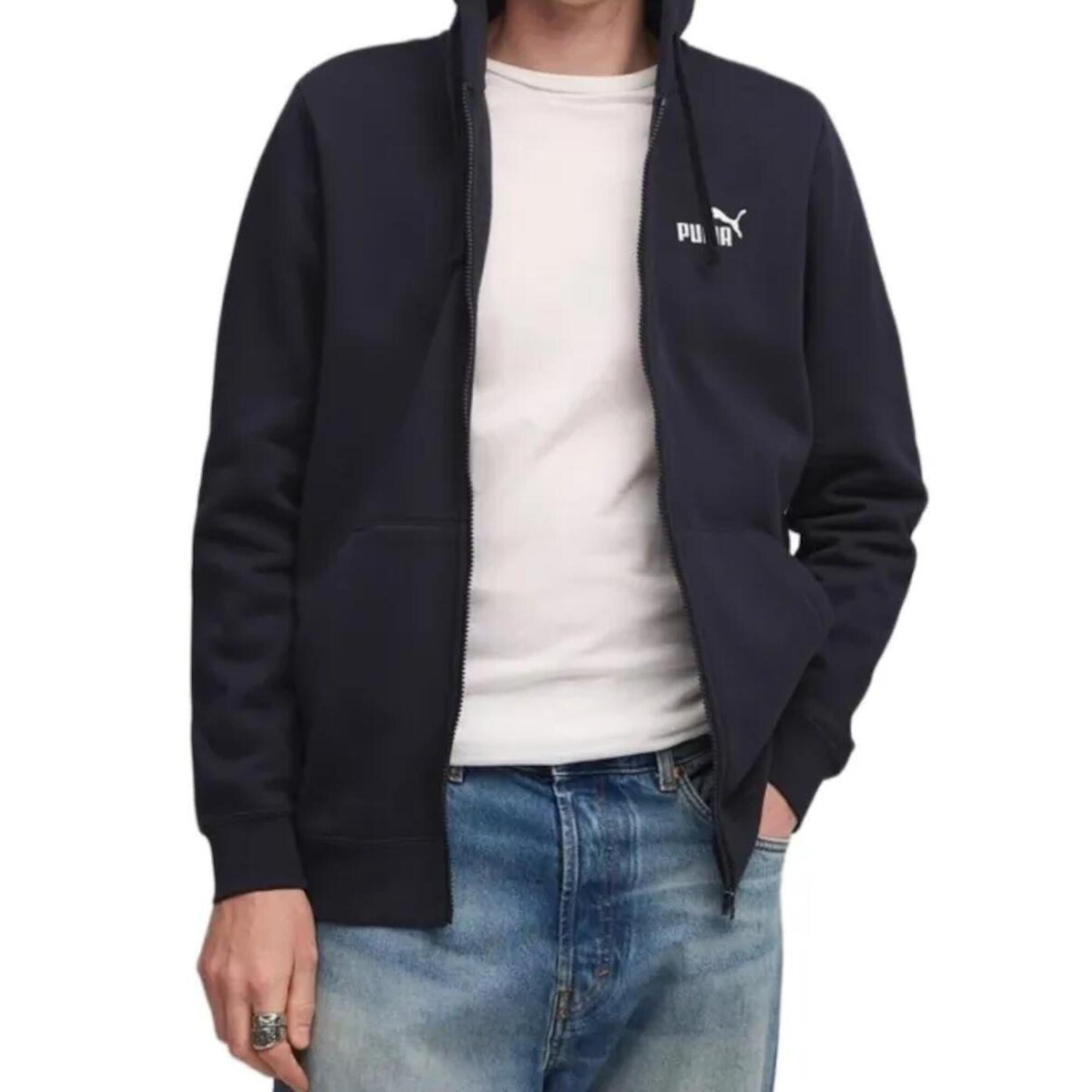 Bluza na co dzień Męska PumaKaptur Zasuwana Bawełniana Sportowa Ciepła