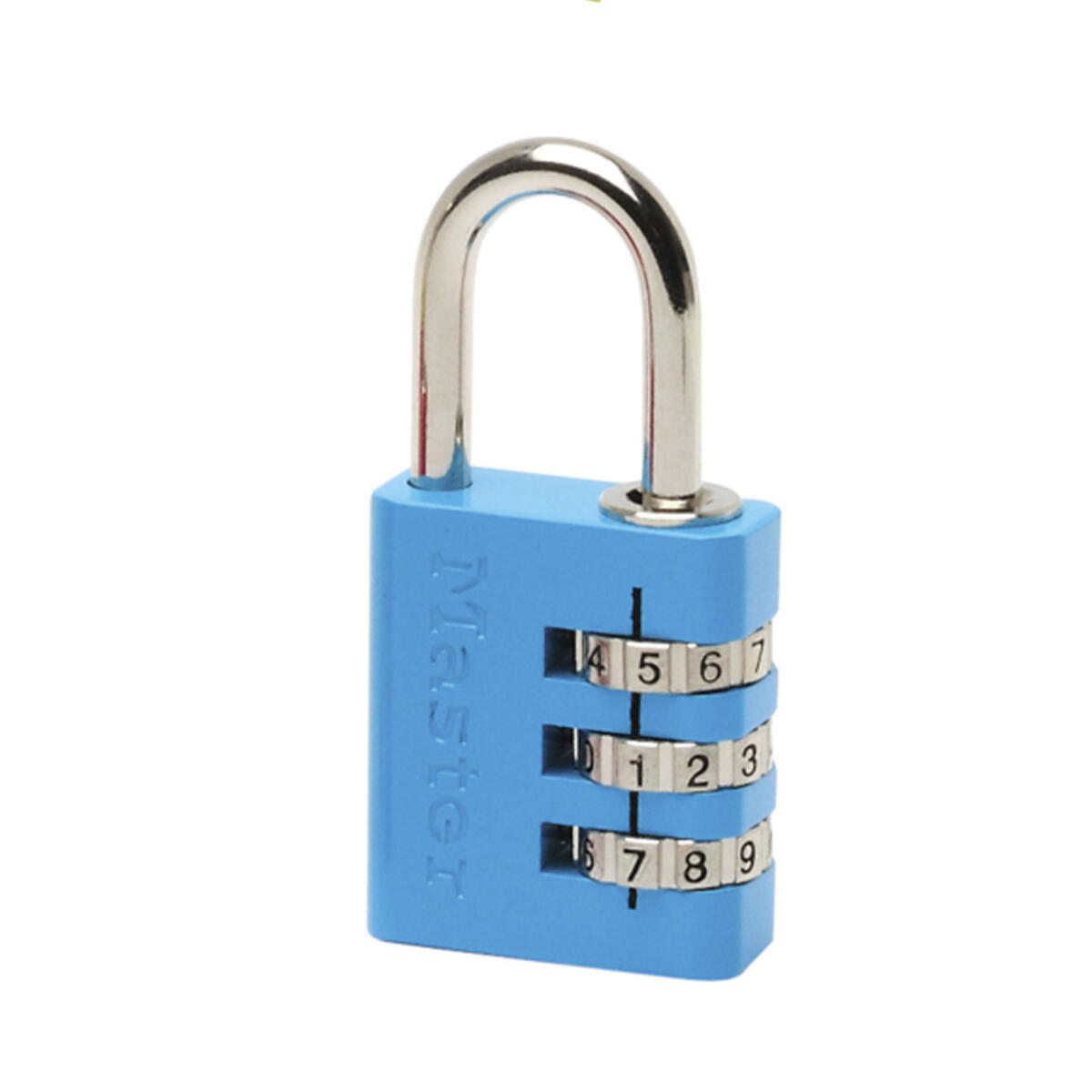 Kłódka na szyfr Master Lock 7630EURDCOL z aluminium, kolor losowy