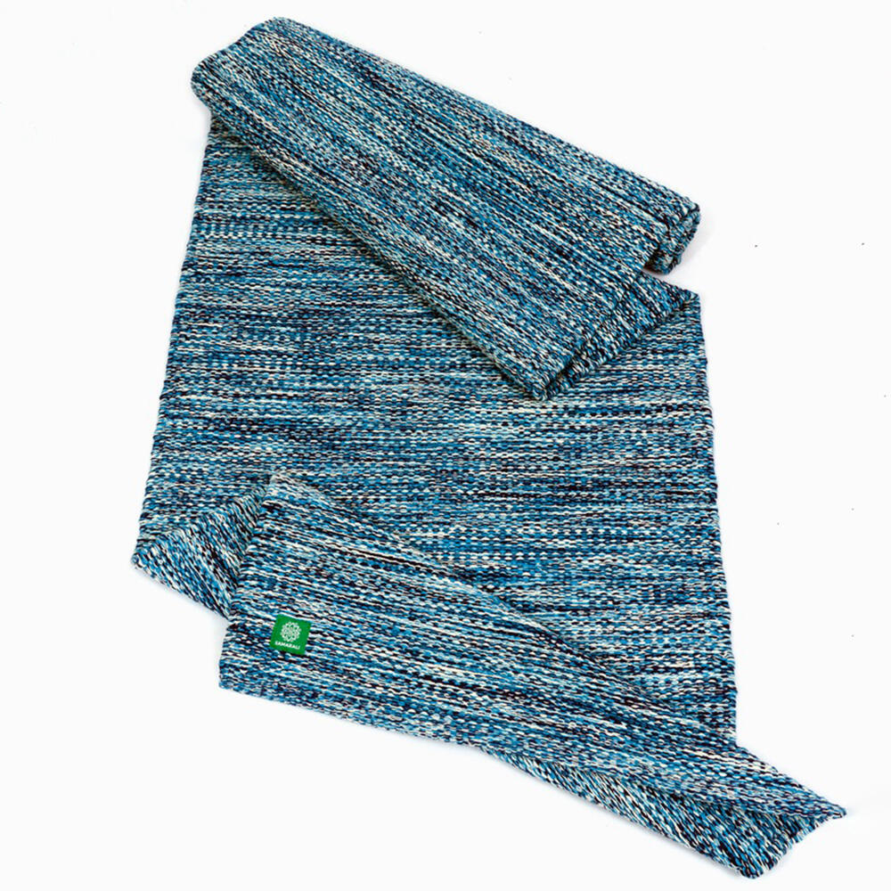 Tkana mata do jogi z bawełny organicznej – 193 x 66 x 0.5 cm cm