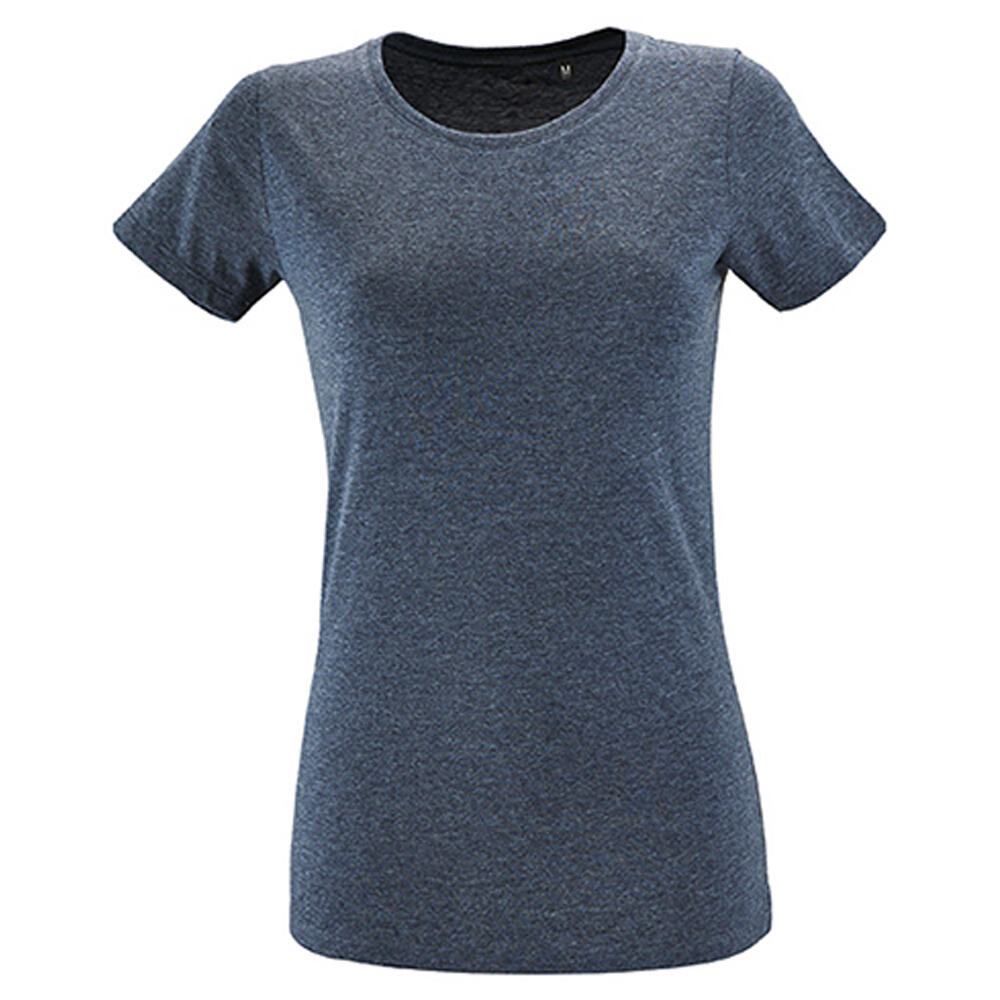 Koszulka Damska Regent Z Polibawełny Z Okrągłym Dekoltem I Dopasowanym Krojem