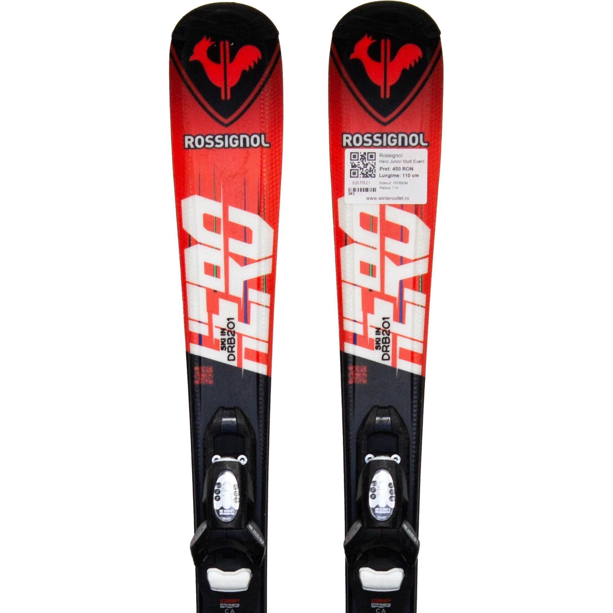 Second Life- Narty ROSSIGNOL Hero Junior Multi Event, 100 cm - Stan bardzo dobry