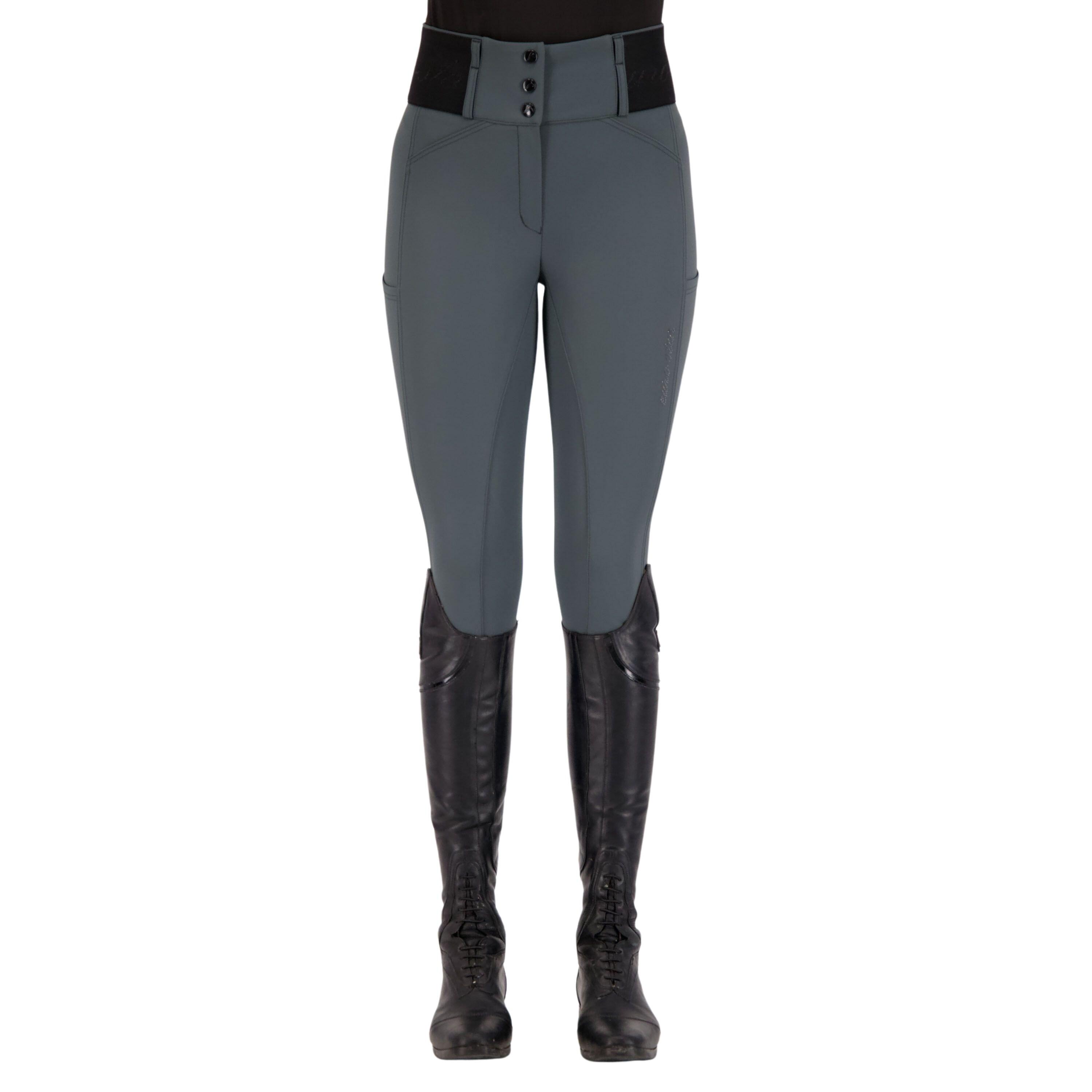 Damskie spodnie jeździeckie z pełnym lejem Euro-Star Athletic leanline