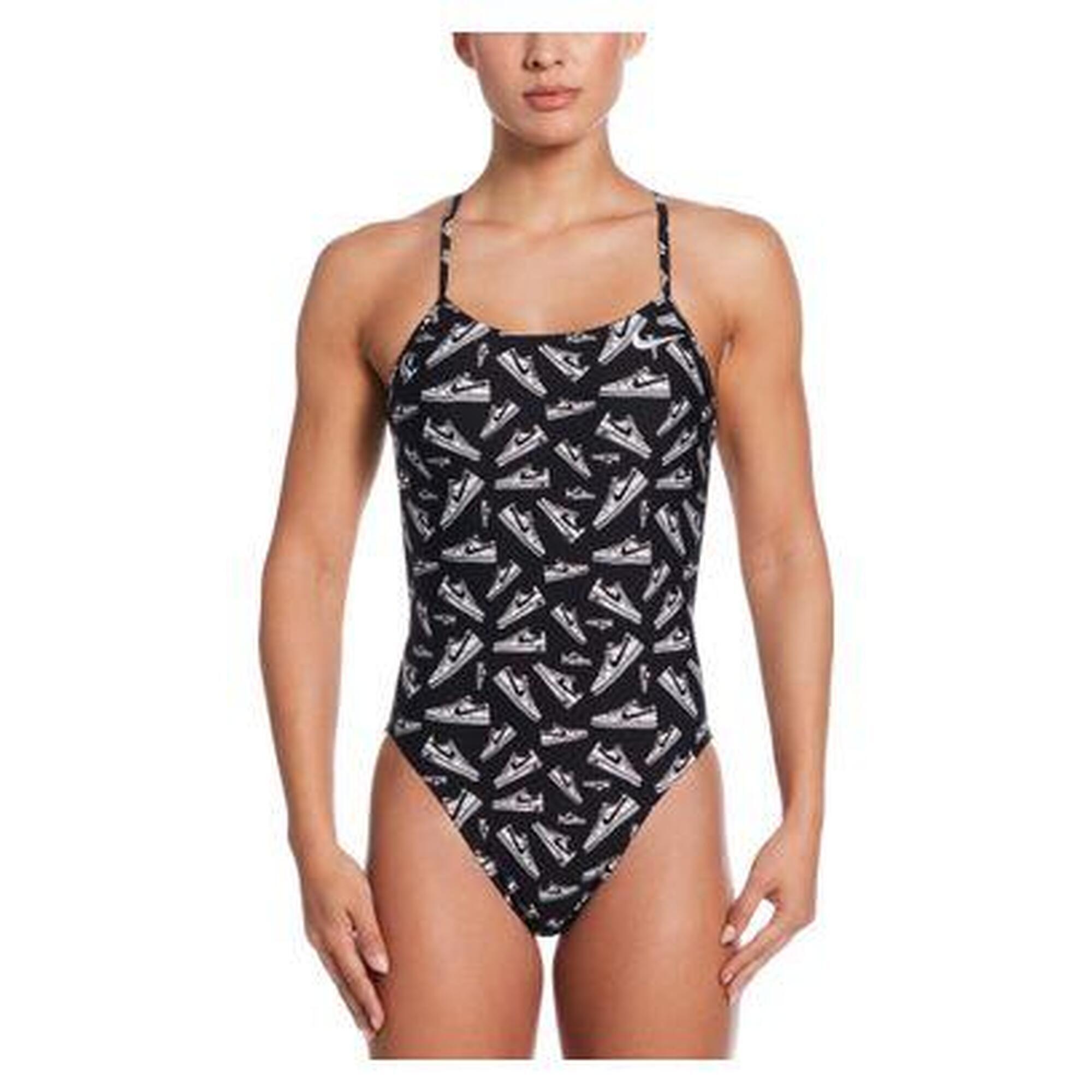 Strój pływacki jednoczęściowy damski Nike Hydrastrong Cutout