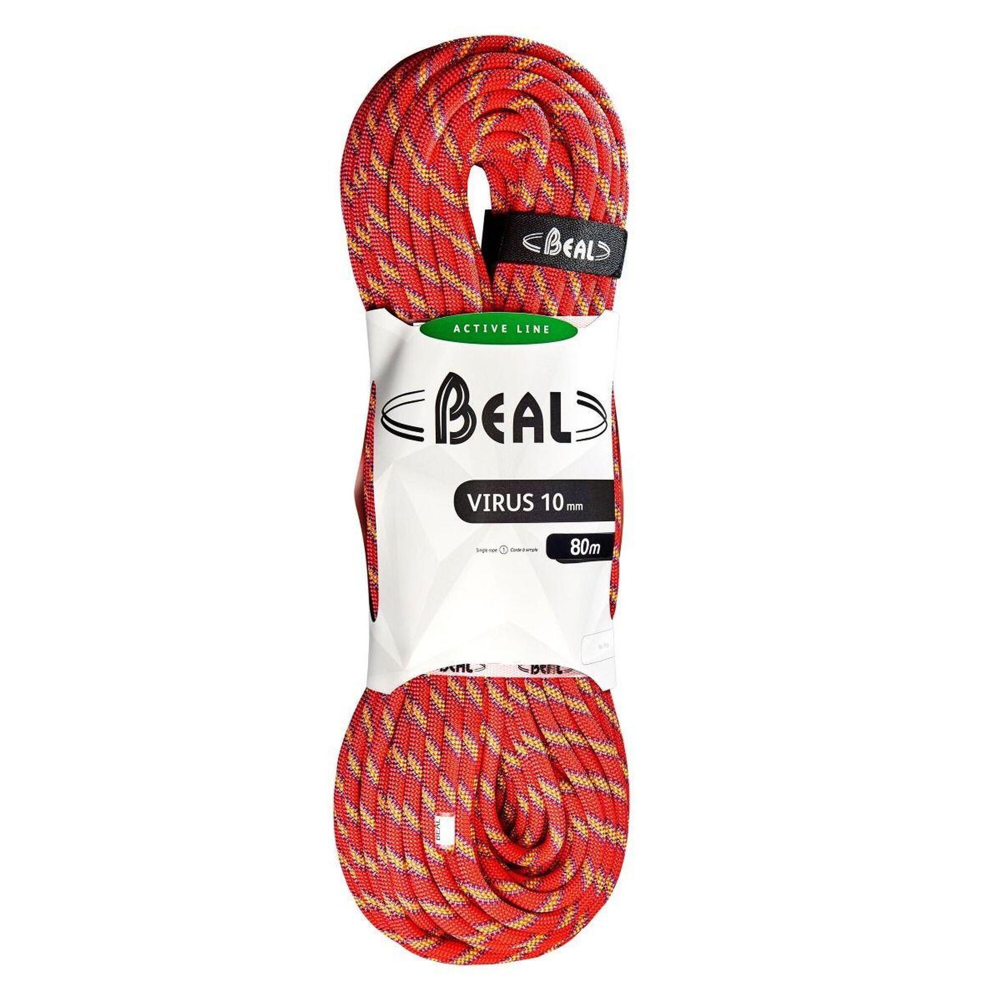 Lina Wspinaczkowa Beal Virus 10Mm 80M Różowa