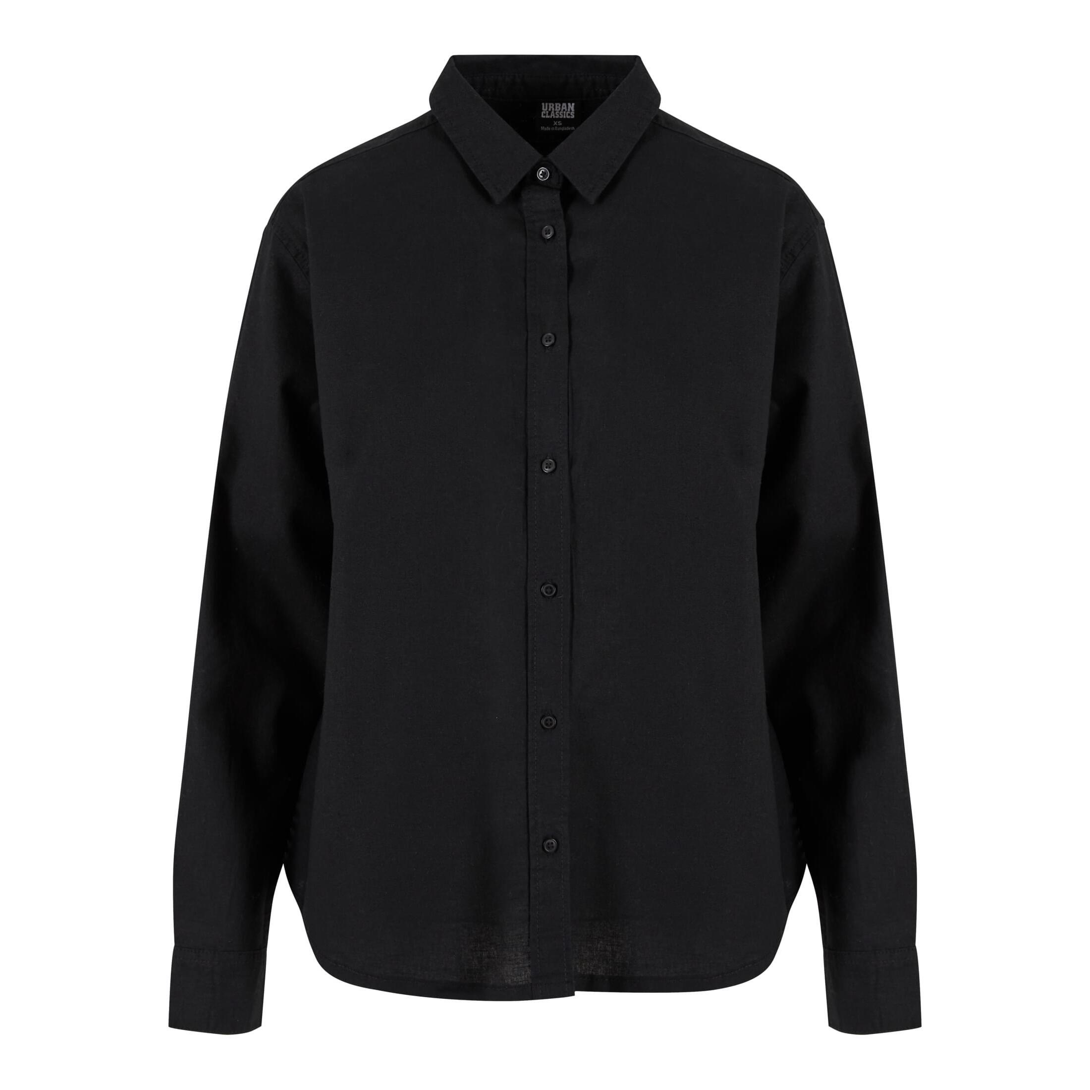 Oversize koszula z mieszanki lnu dla kobiet Urban Classics