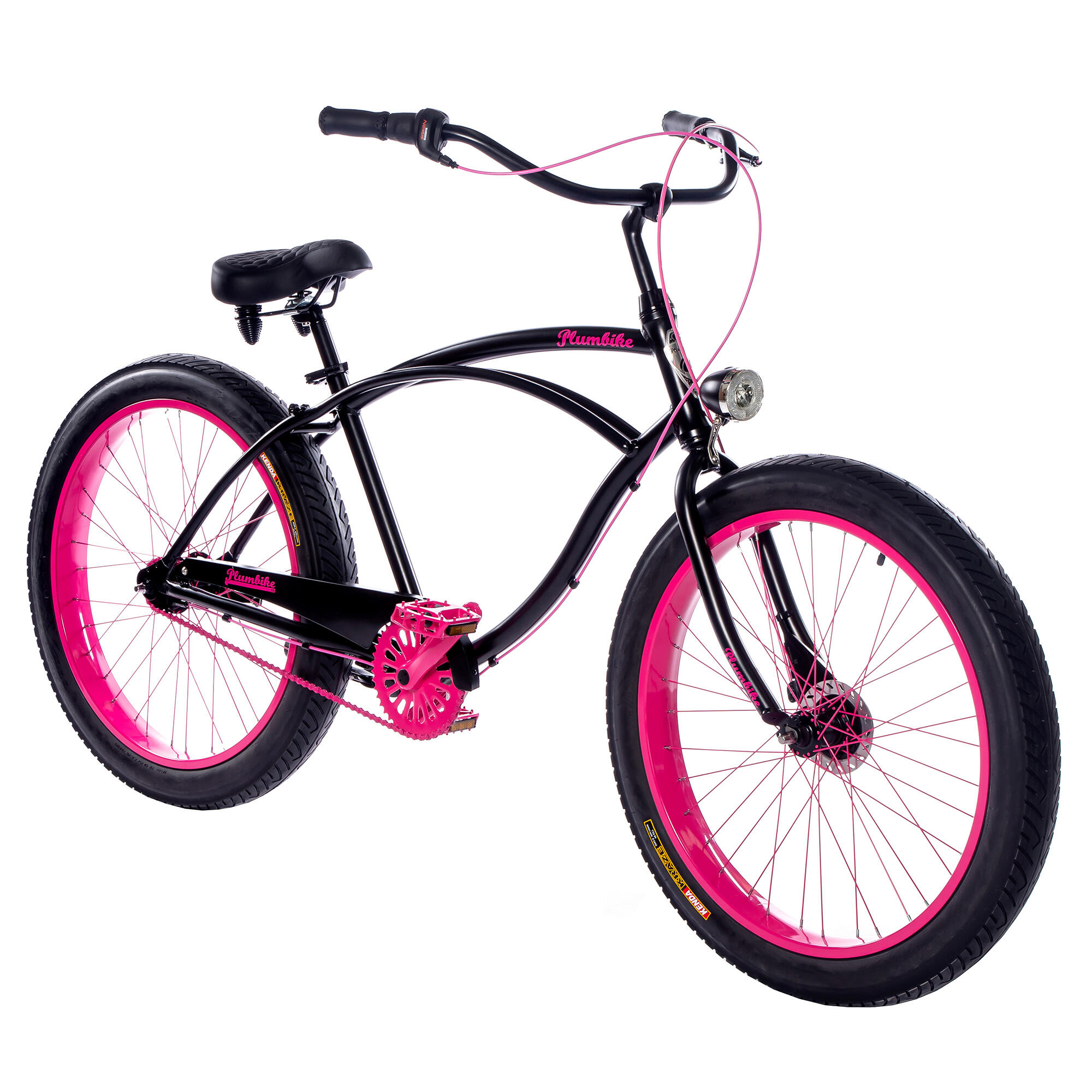 Rower miejski damski Rider X Go Girl Pinky 7B ham. rolka, szerokie obręcze