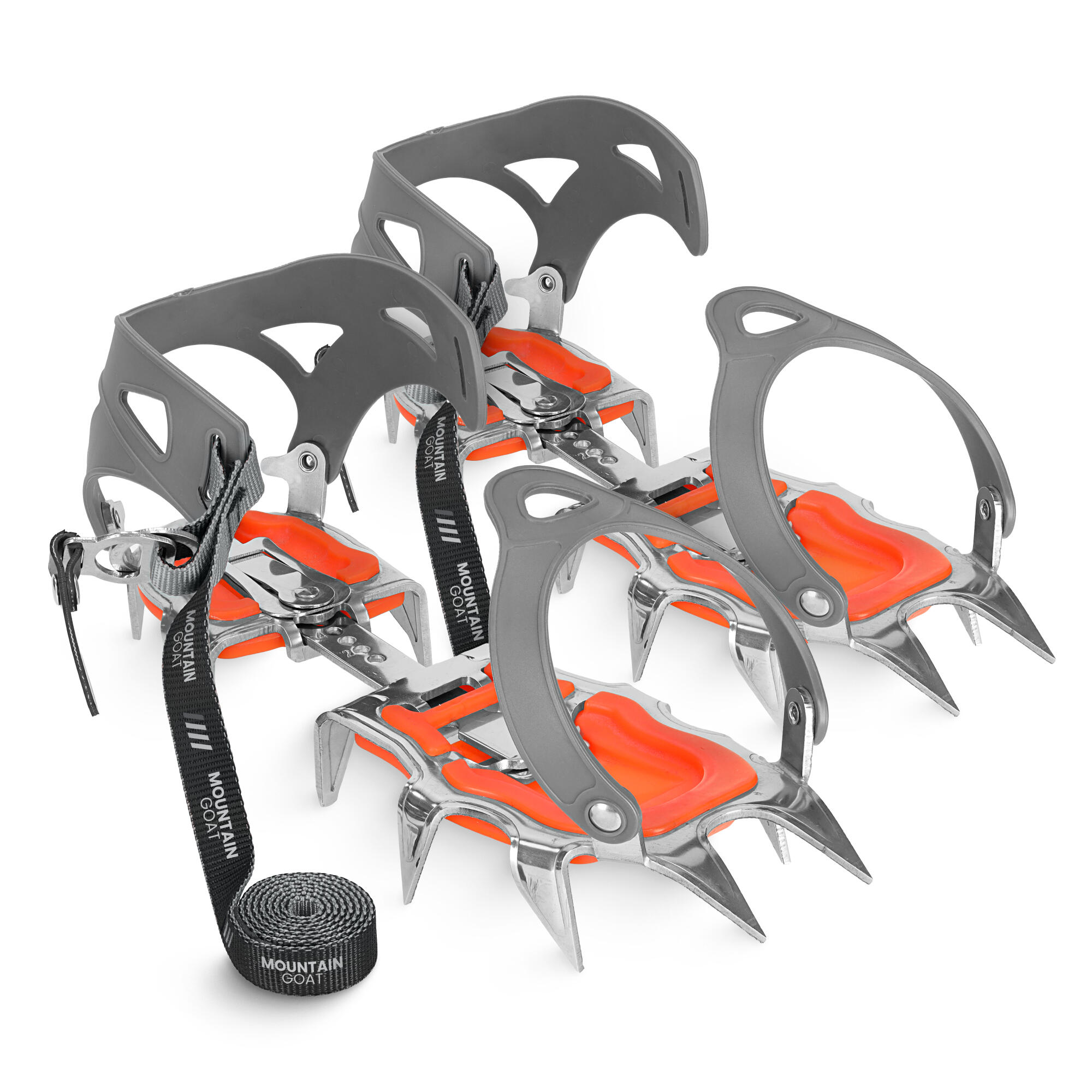 Raki koszykowe regulowane w góry Mountain Goat PRO 12 kolców + etui