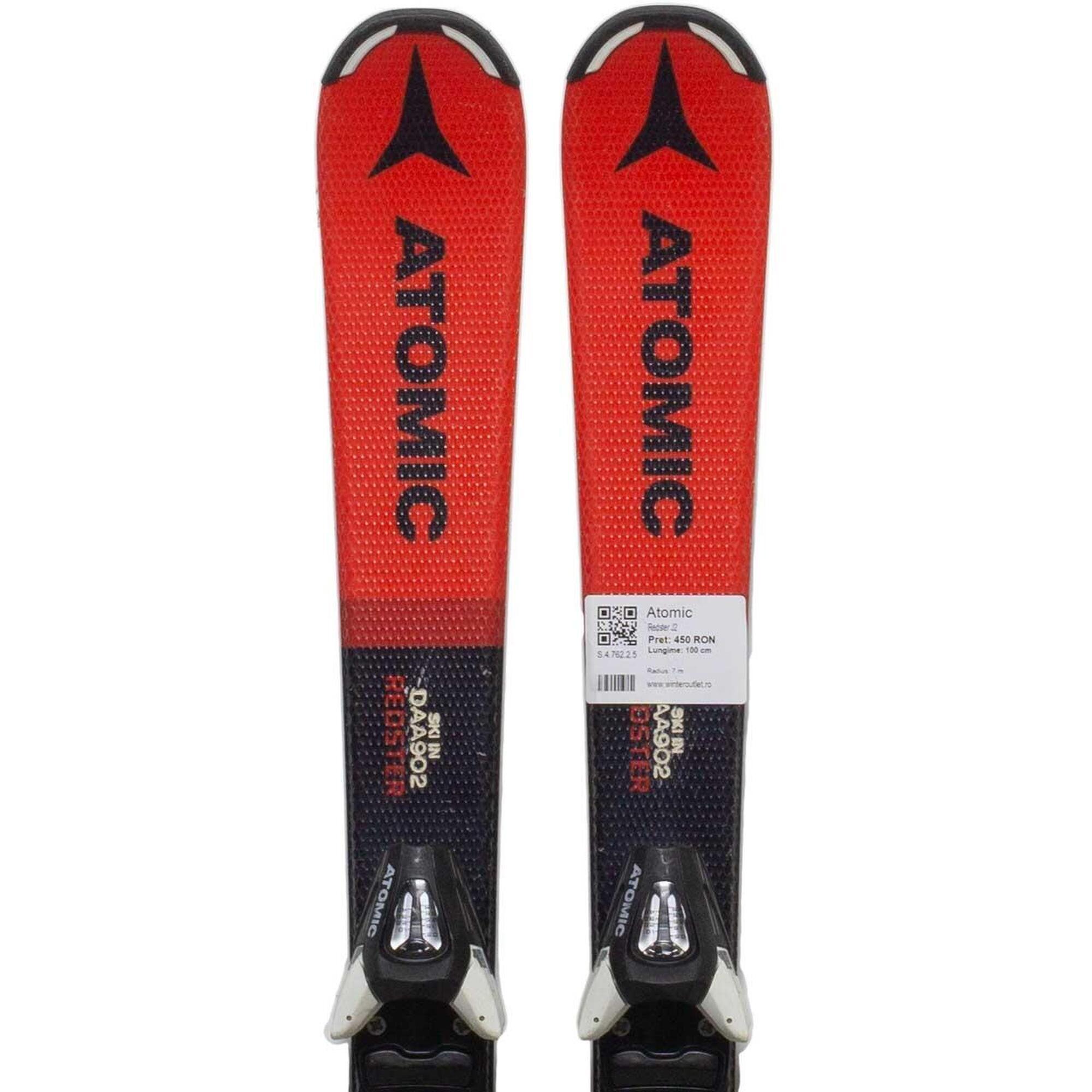 Second Life- Narty ATOMIC Redster J2, 90 cm- Stan bardzo dobry