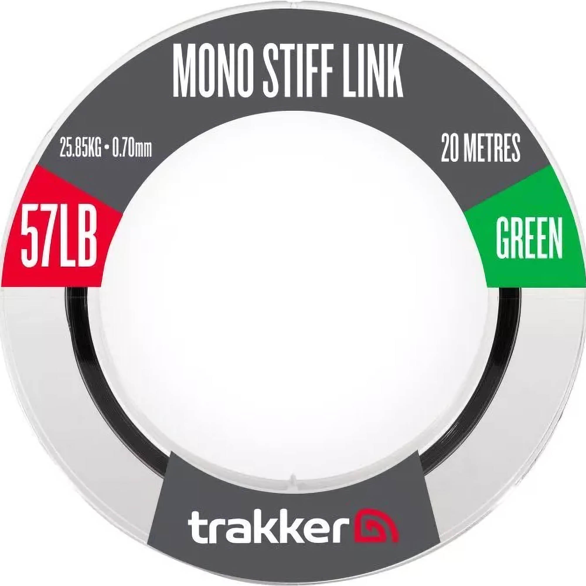 Strzałówka Monofilament Trakker Mono Stiff Link - 57 Lb 0.7 Mm Green