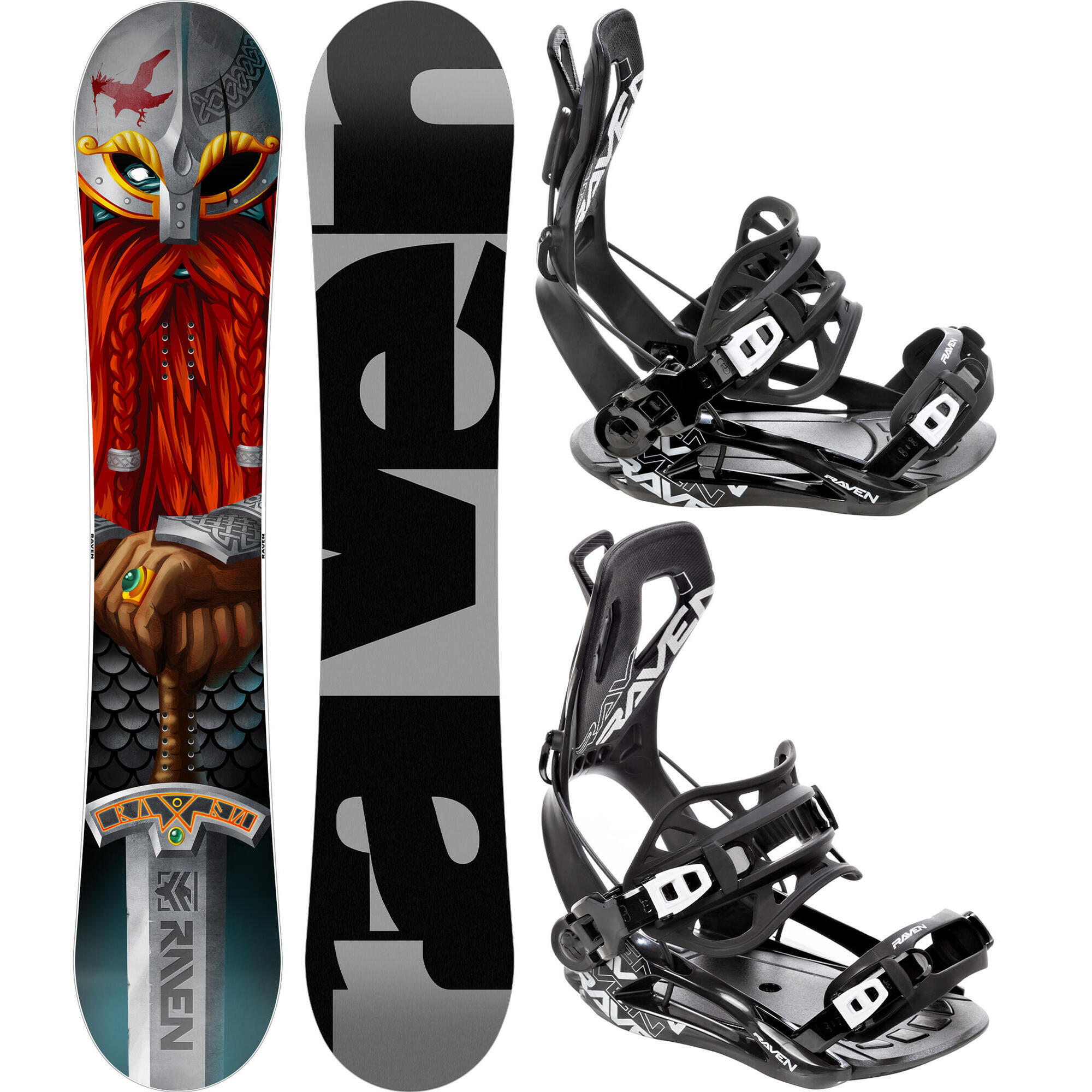 Zestaw Deska snowboardowa Raven Dwarf + Wiązania Raven FT360