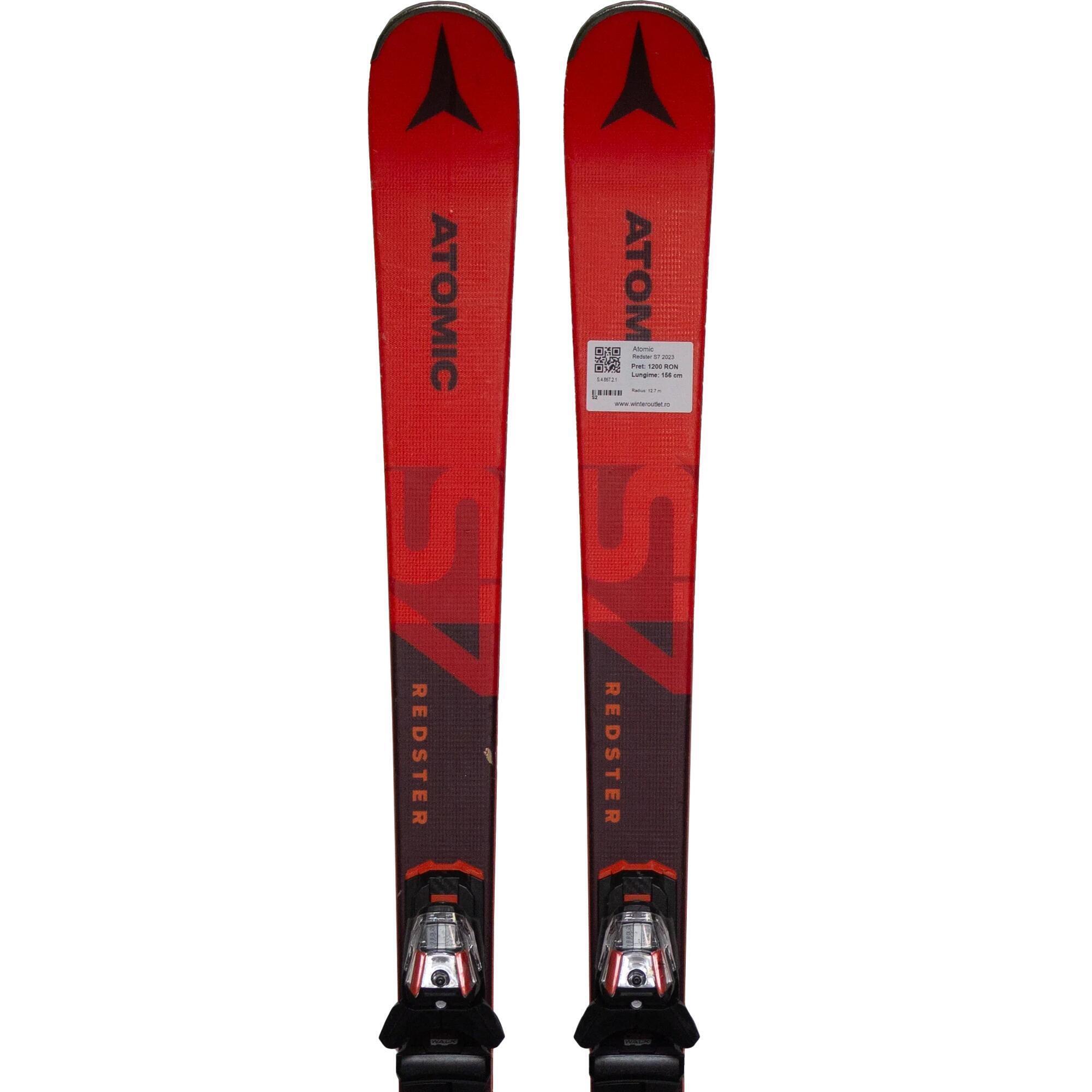 Second Life- Narty ATOMIC Redster S7 2023, 156 cm- Stan bardzo dobry