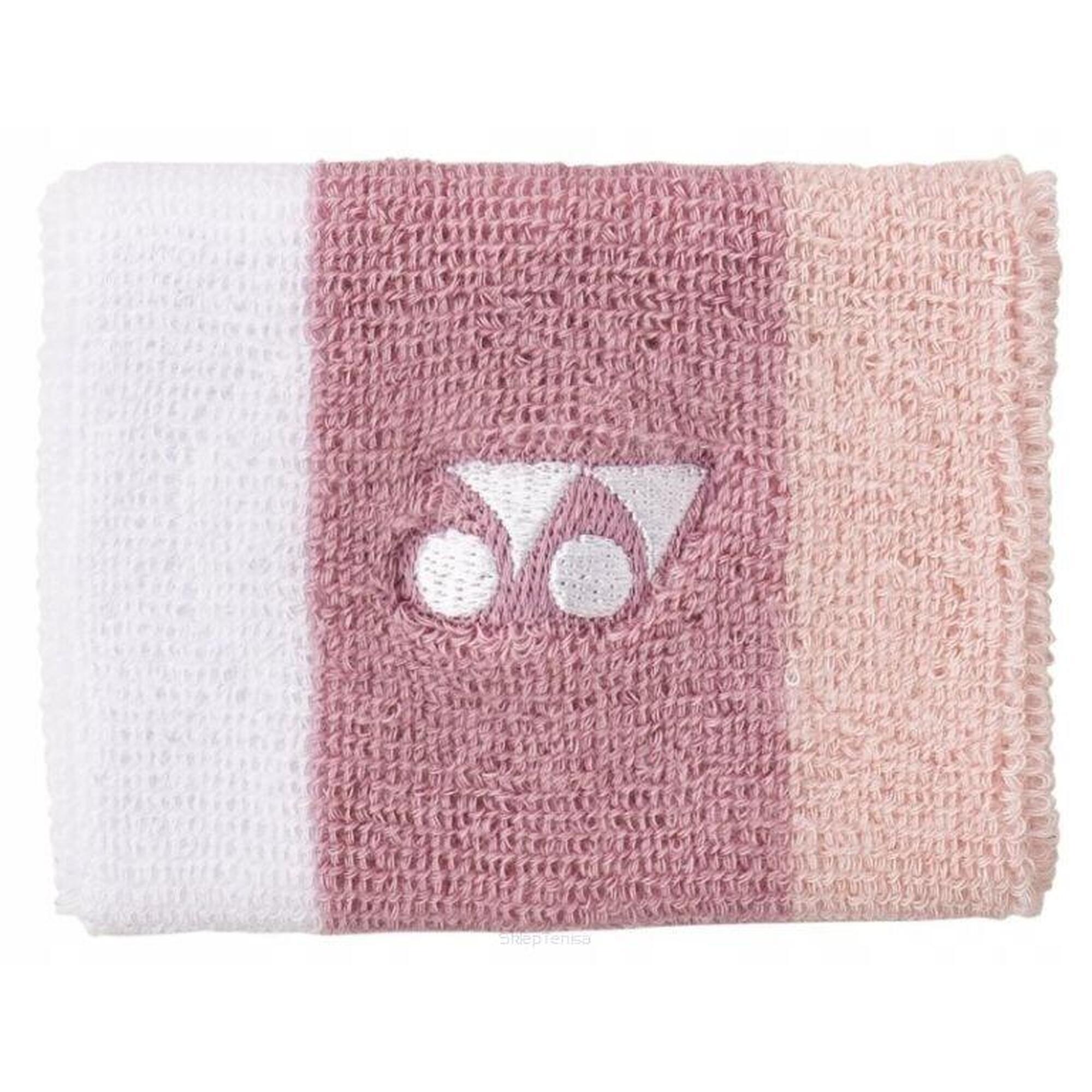 Frotka tenisowa Yonex Wristband Tricolor różowa