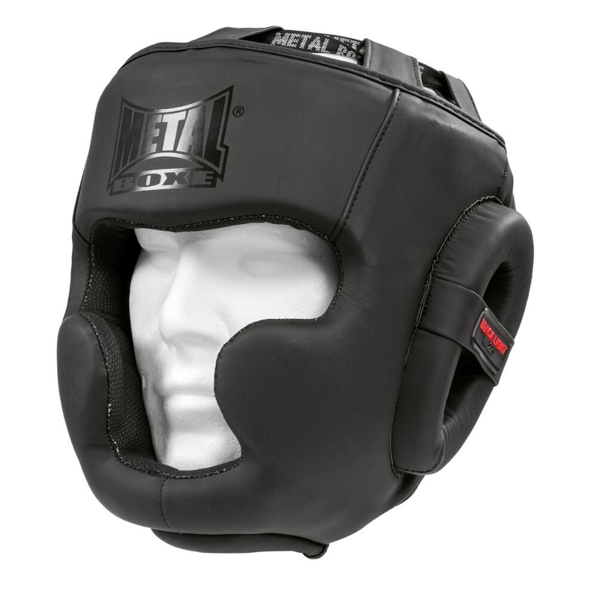 Kask bokserski z pełną twarzą Metal Boxe curtex