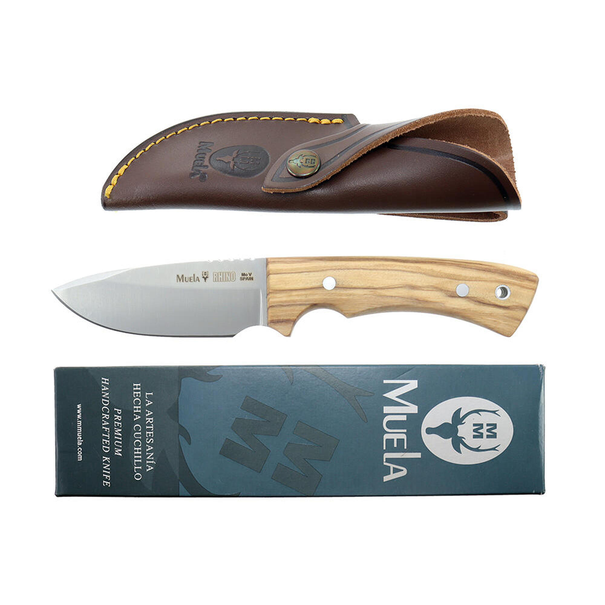 Nóż klasyczny z rękojeścią Olive Wood 80 mm