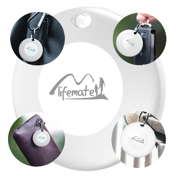 Lokalizator bluetooth do kluczy, obroży psa dla iOS biały MILI Life Tag