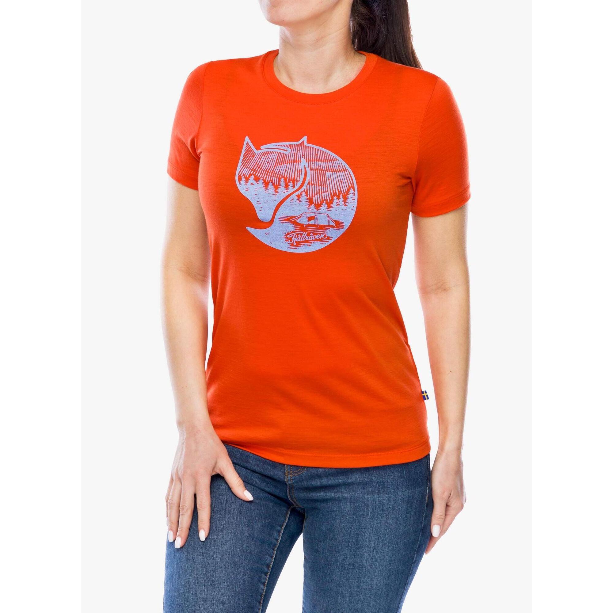 Koszulka merino damska Fjallraven Abisko Wool Fox SS W