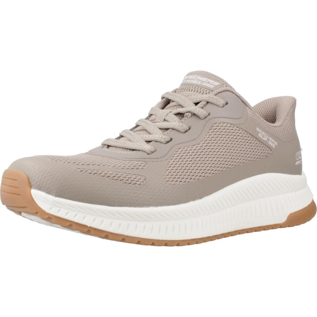 Buty SKECHERS BOBS SQUAD 4 STAPLE LOOK Beżowy