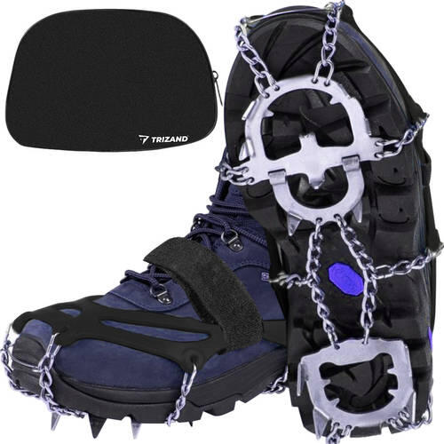 Raczki na Buty Kolce Turystyczne Raki TRIZAND + Etui