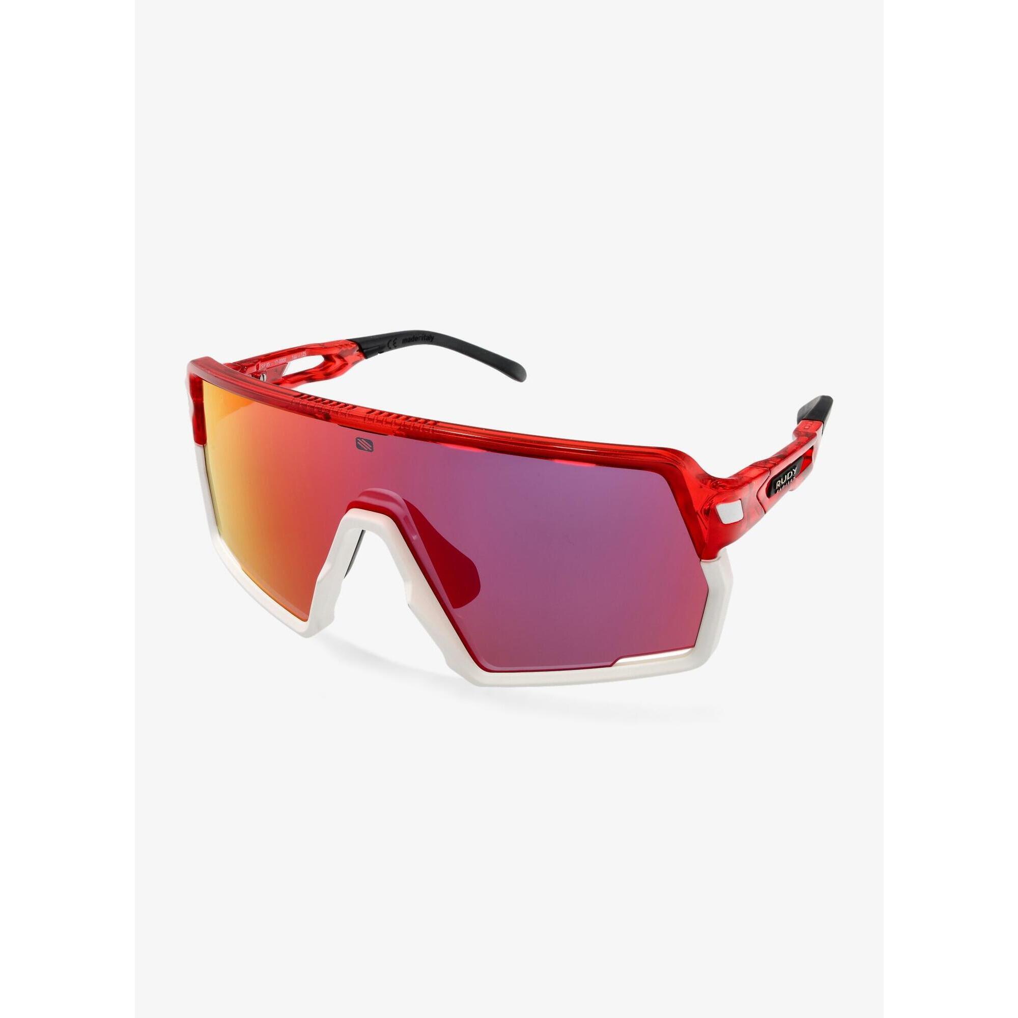 Okulary rowerowe Rudy Project Kelion - multilaser red/crystal red