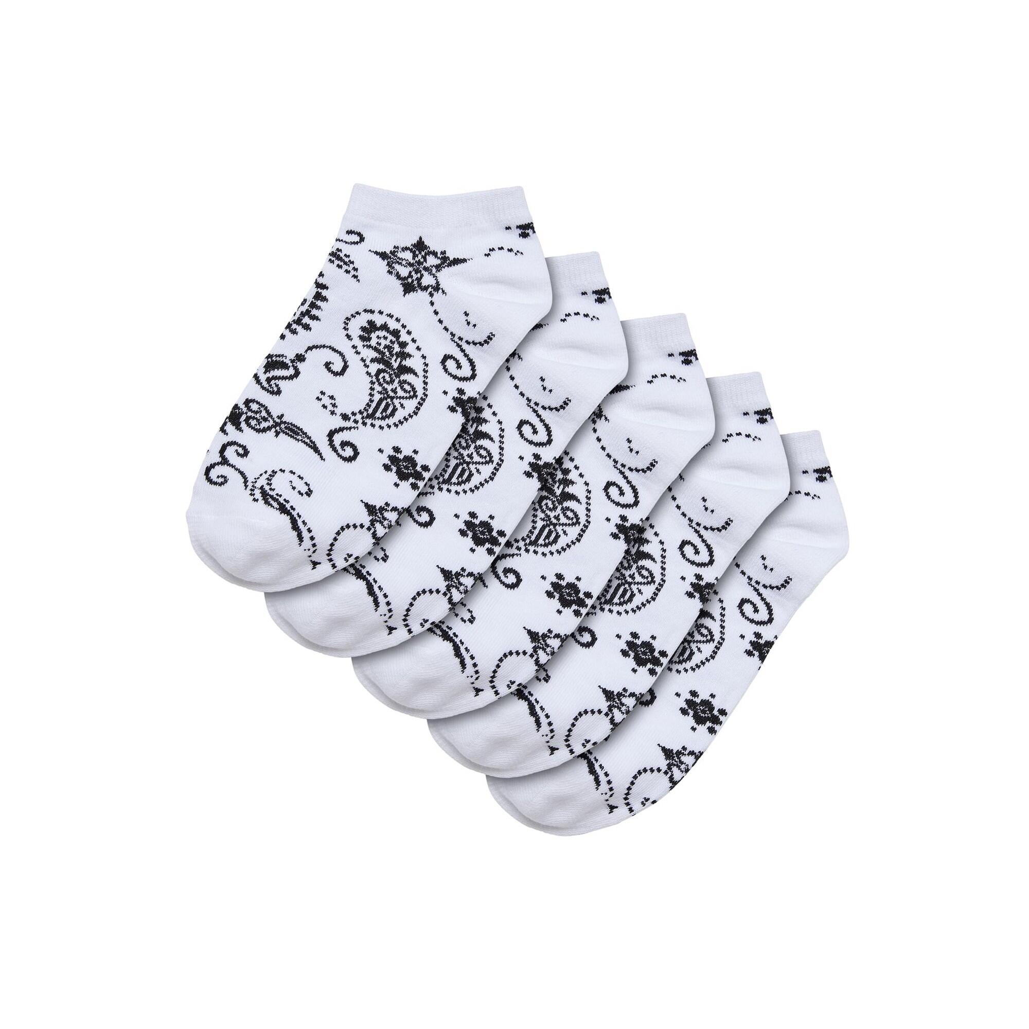 Skarpety Męskie Bandana Print NoShow (zestaw 5 Sztuk)