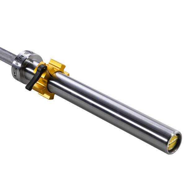 Gryf olimpijski 2200 mm GO1100 + zaciski LOCK JAW ZG1500 GOLDEN HMS Premium