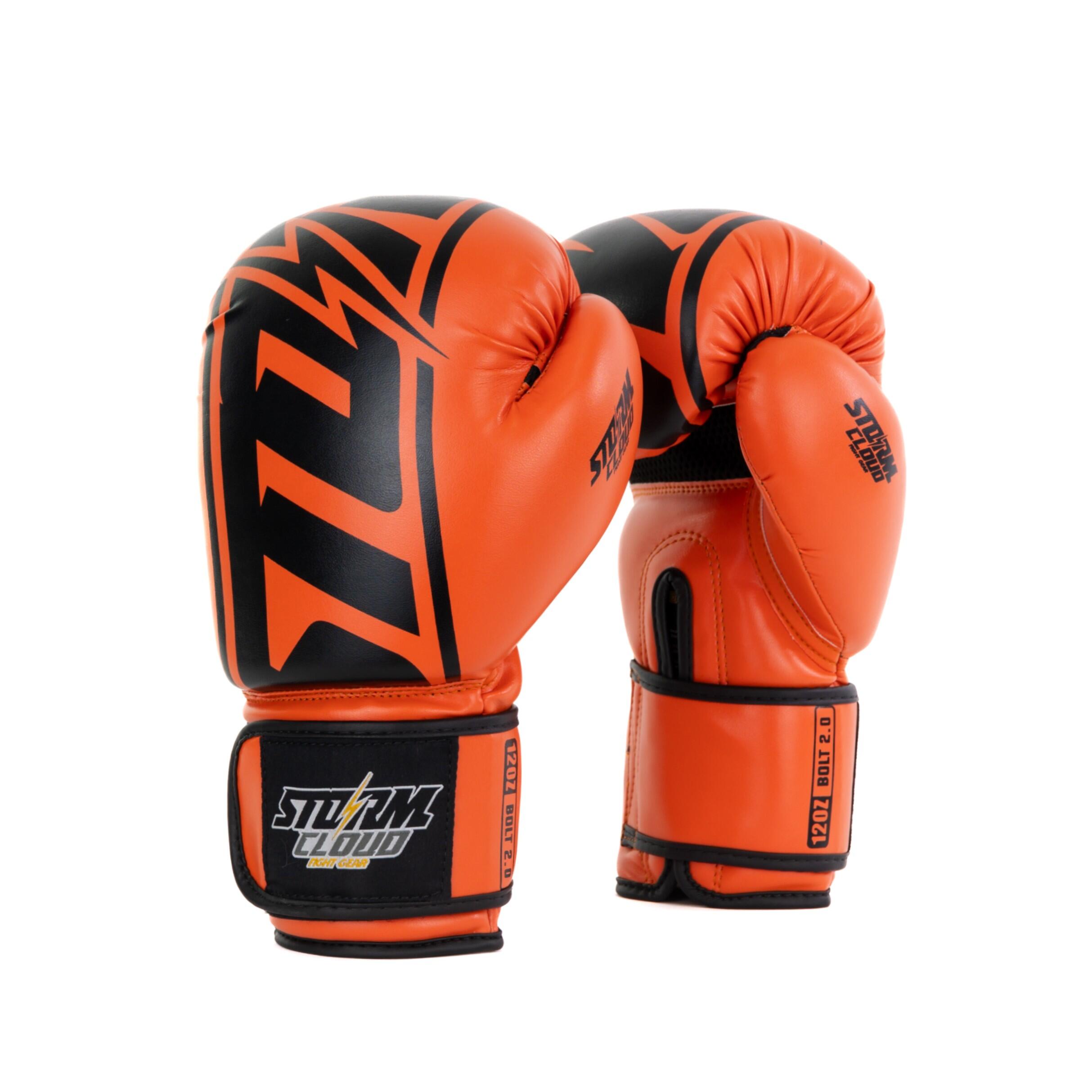 Rękawice bokserskie StormCloud Bolt 2 Neon Orange 12oz