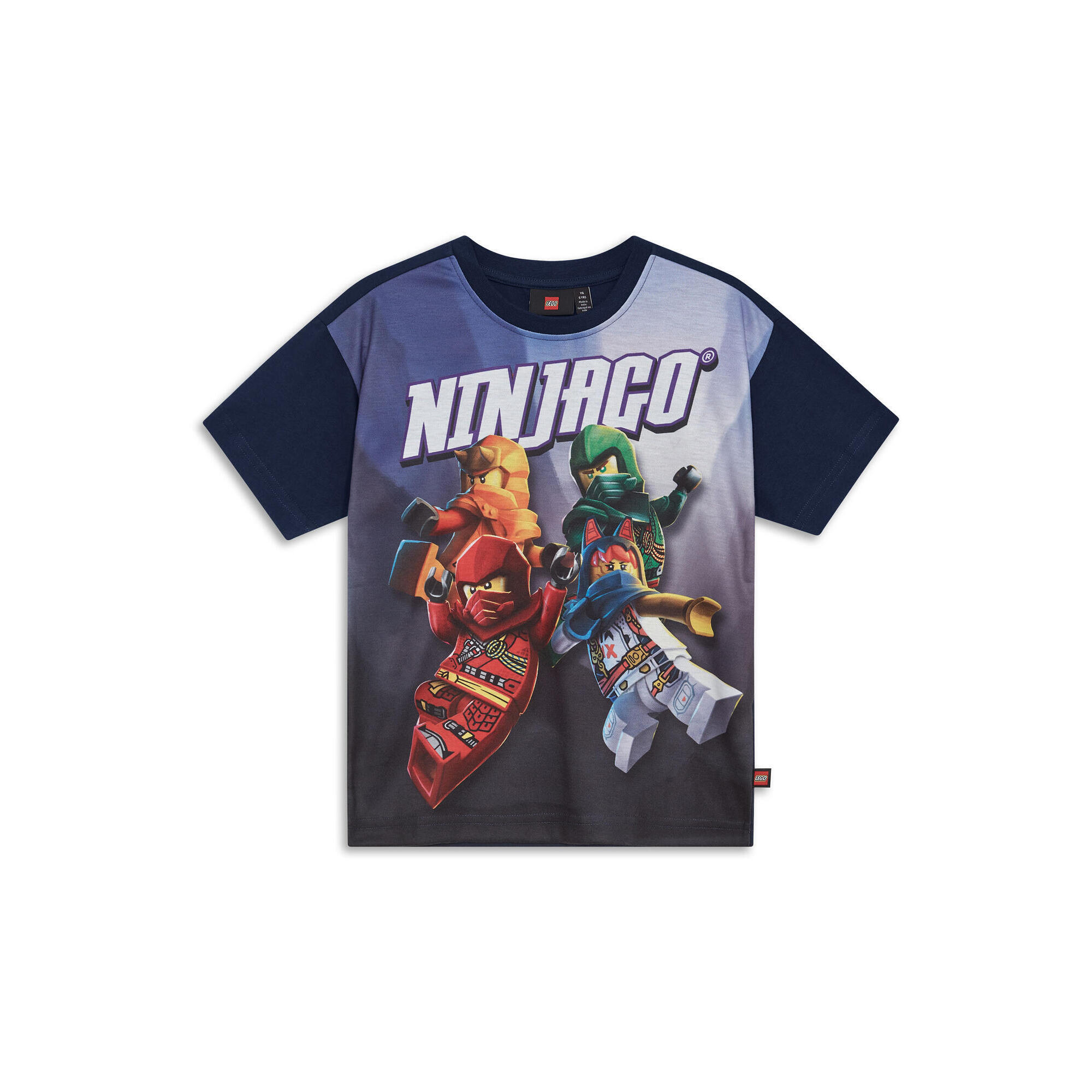 Koszulka dziecięca LEGO NINJAGO Taffy 208, granatowa.