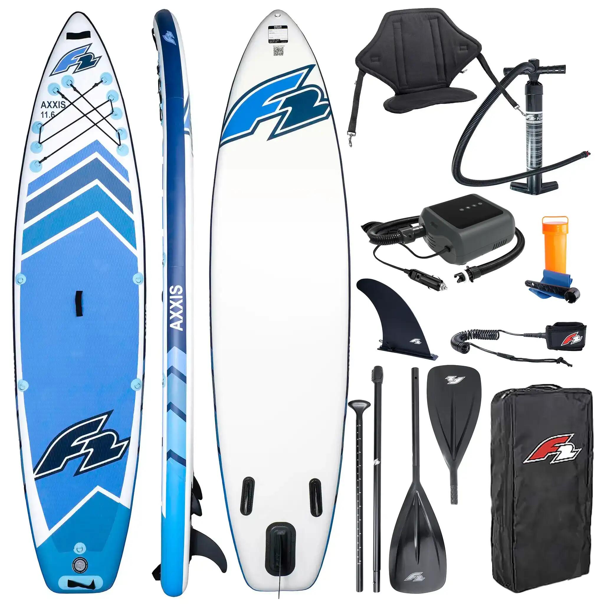 Deska pompowana SUP F2 Axxis 11'6" Light Blue Combo + Pompka Elektryczna