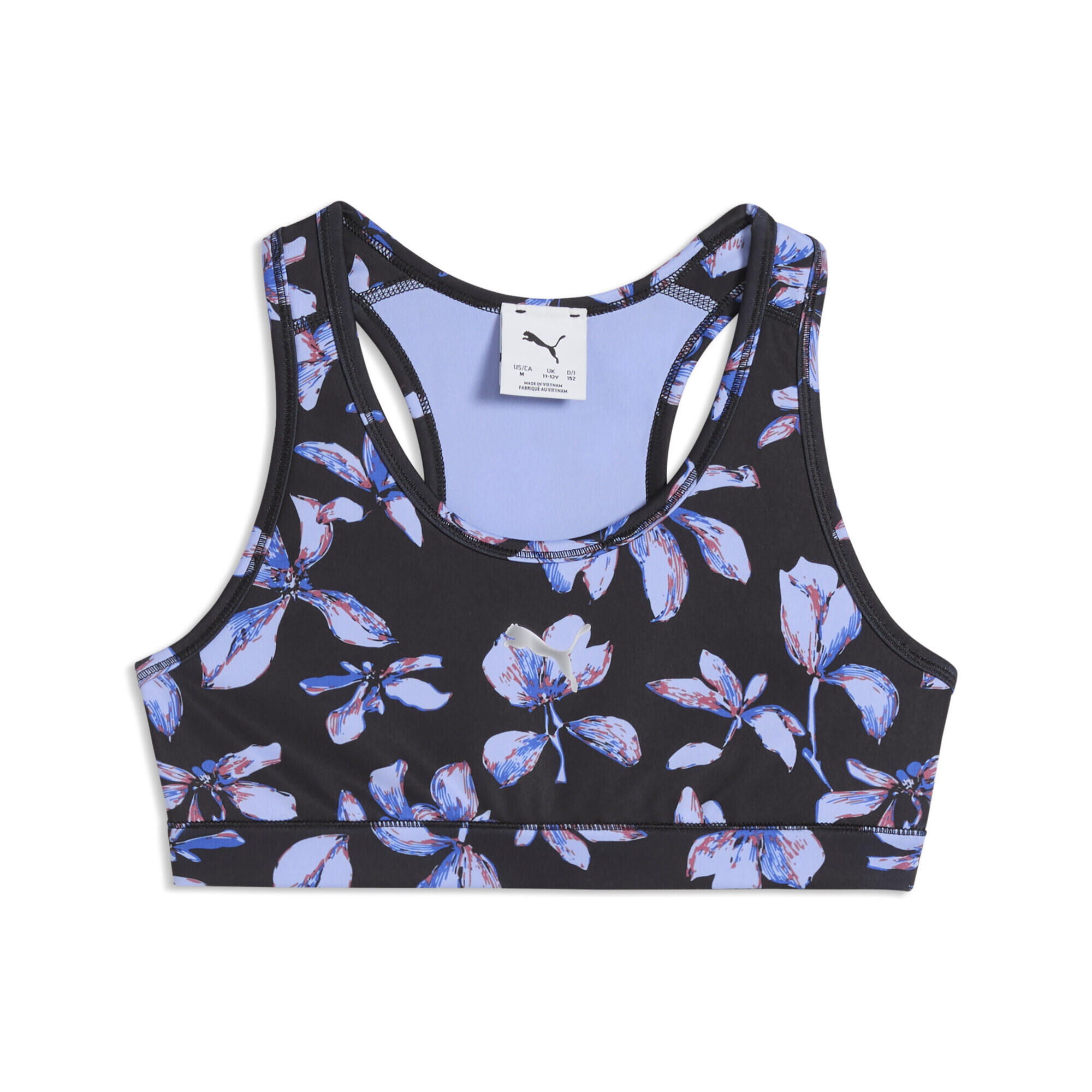 Młodzieżowy stanik treningowy Essentials z nadrukiem PUMA