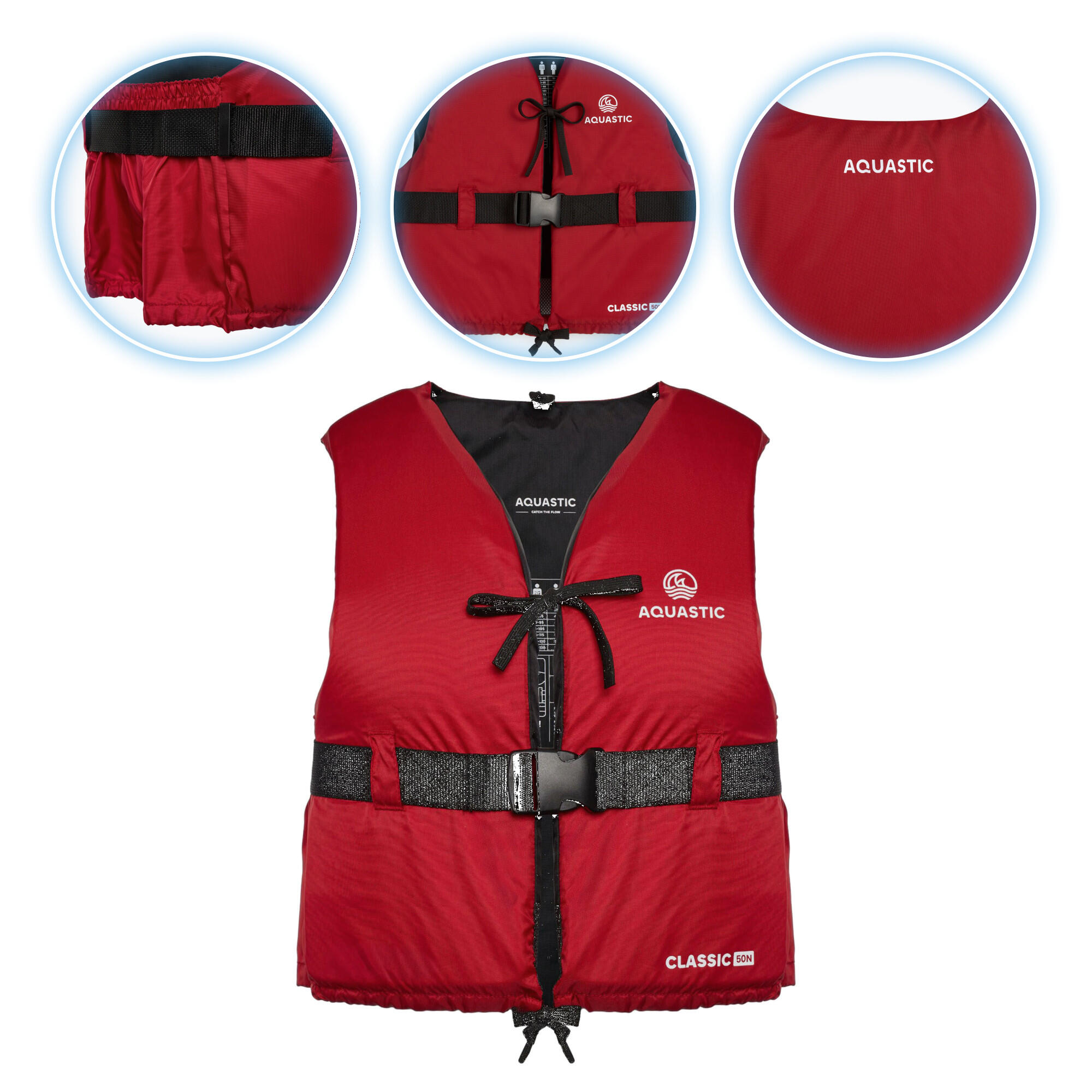 Kamizelka asekuracyjna AQUASTIC Classic 50N