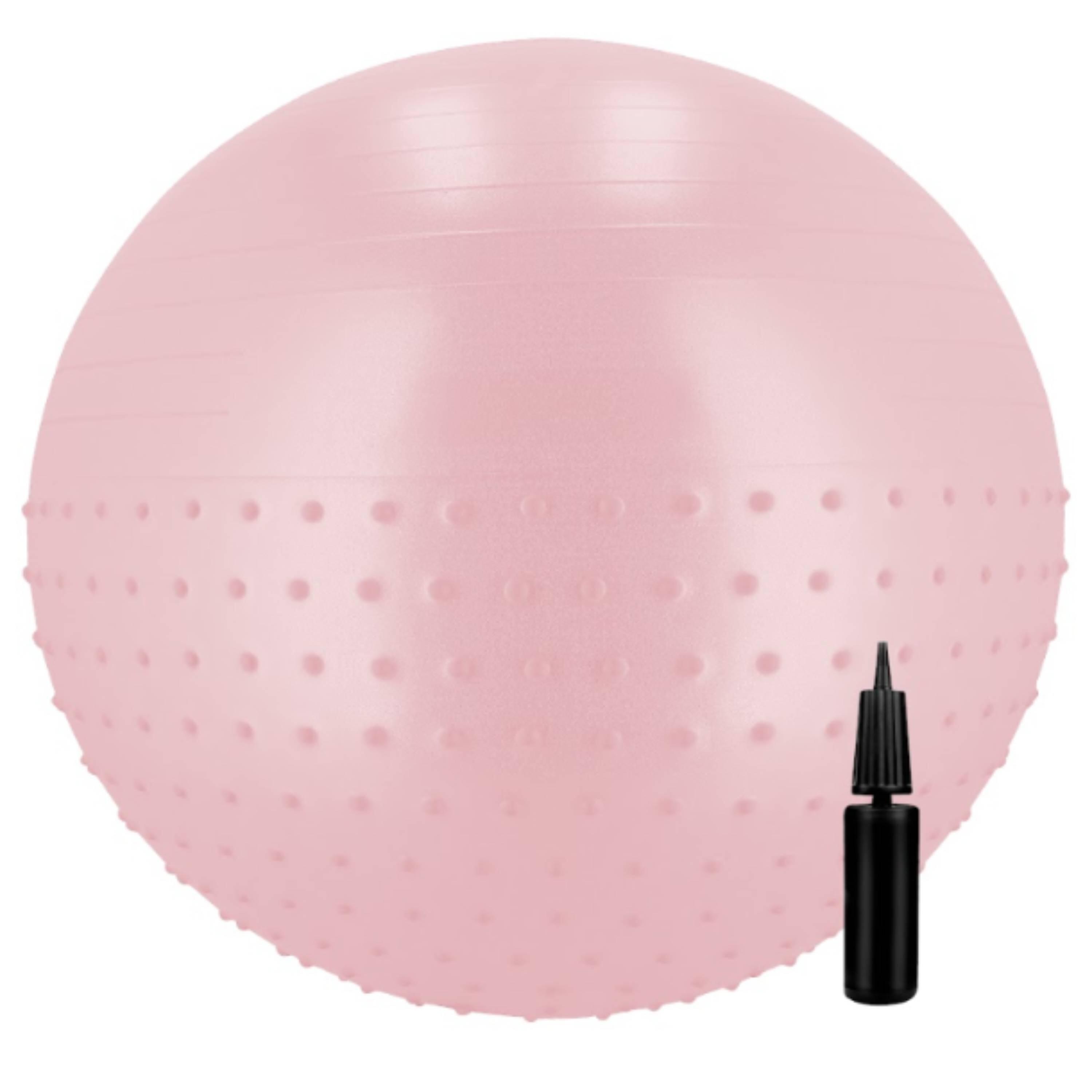 Piłka gimnastyczna z częścią do masażu Spokey HALF FIT LEAF 55 cm