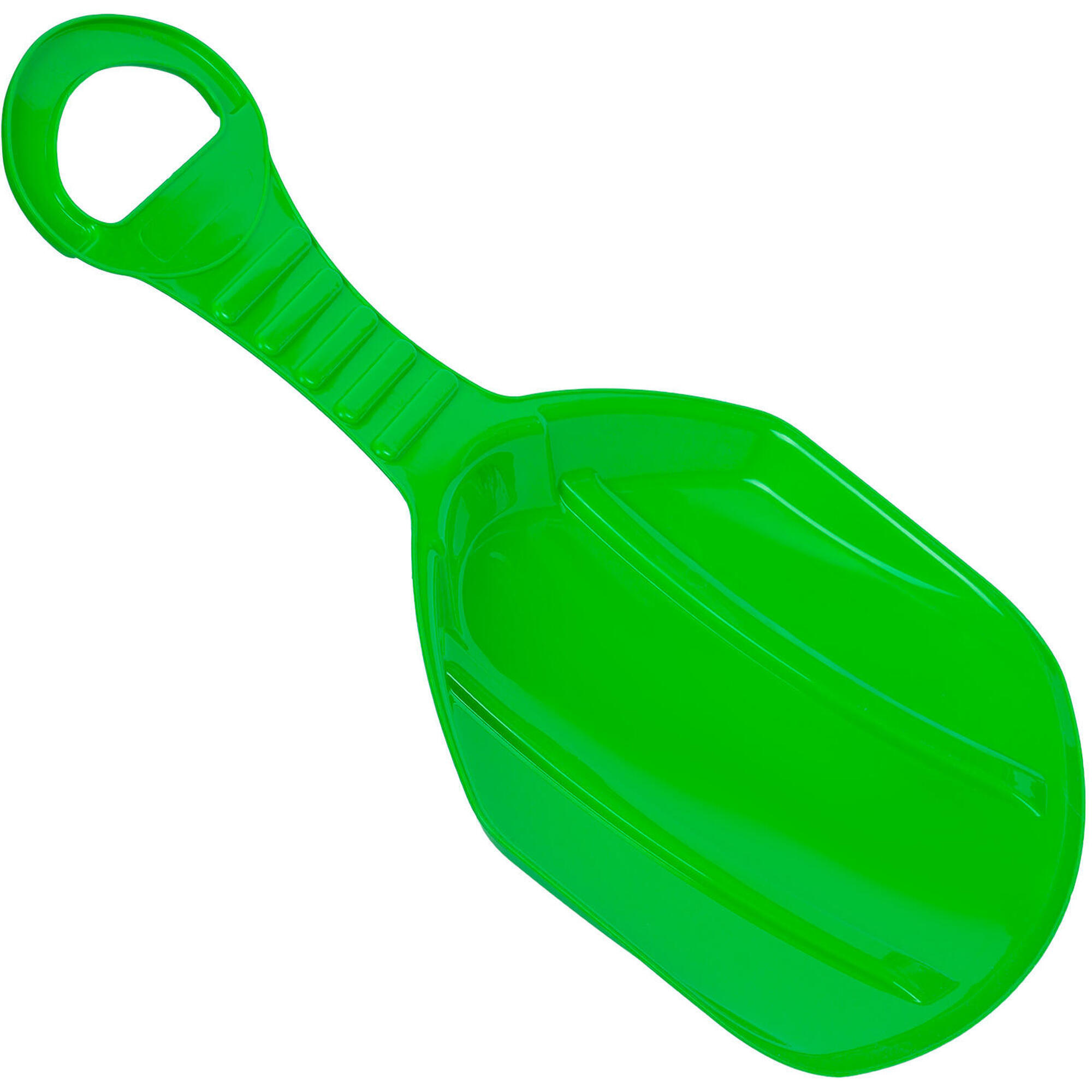 Jabłuszko do zjeżdżania na śniegu plastikowe ślizg dla dzieci zielone