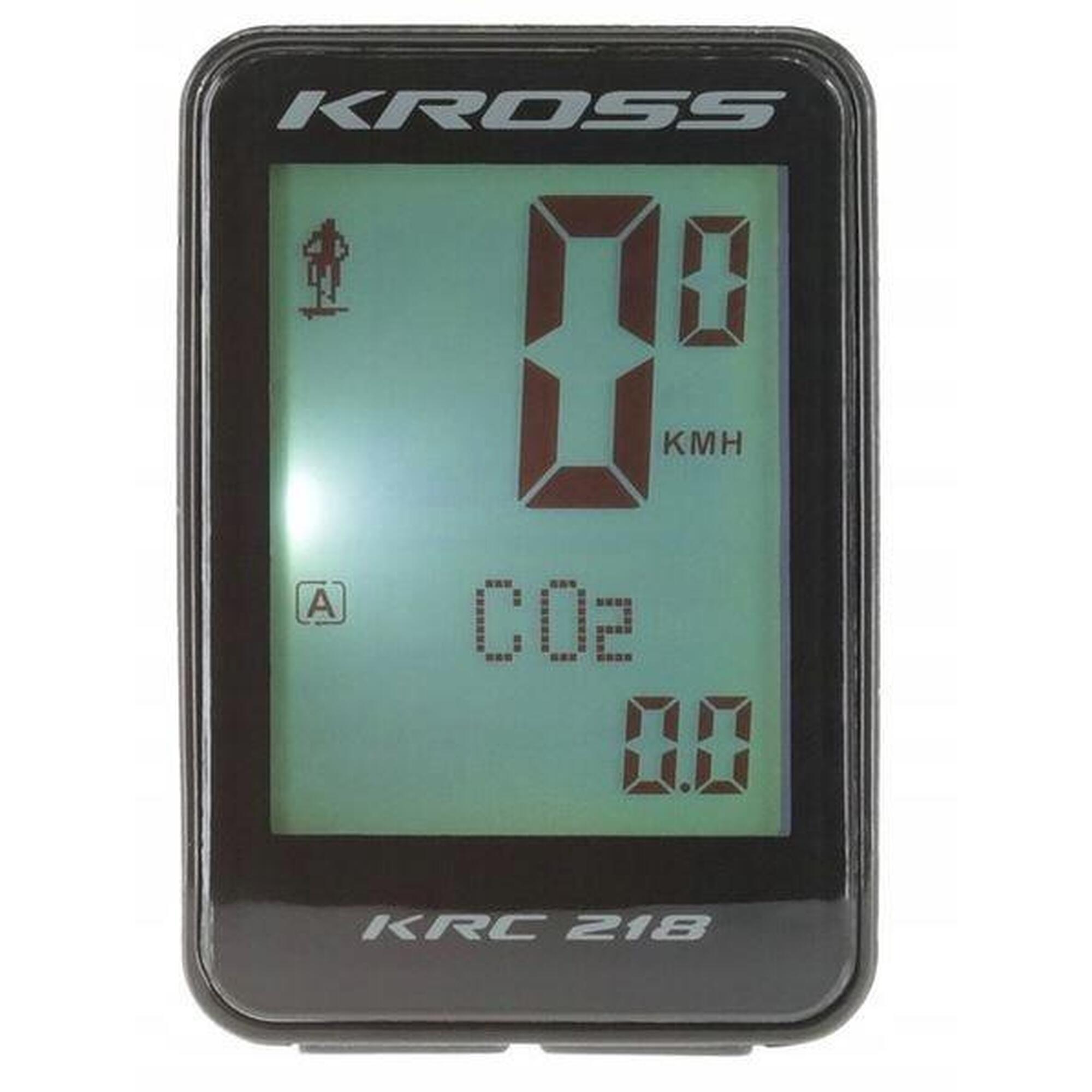 Licznik rowerowy przewodowy KROSS KRC 218