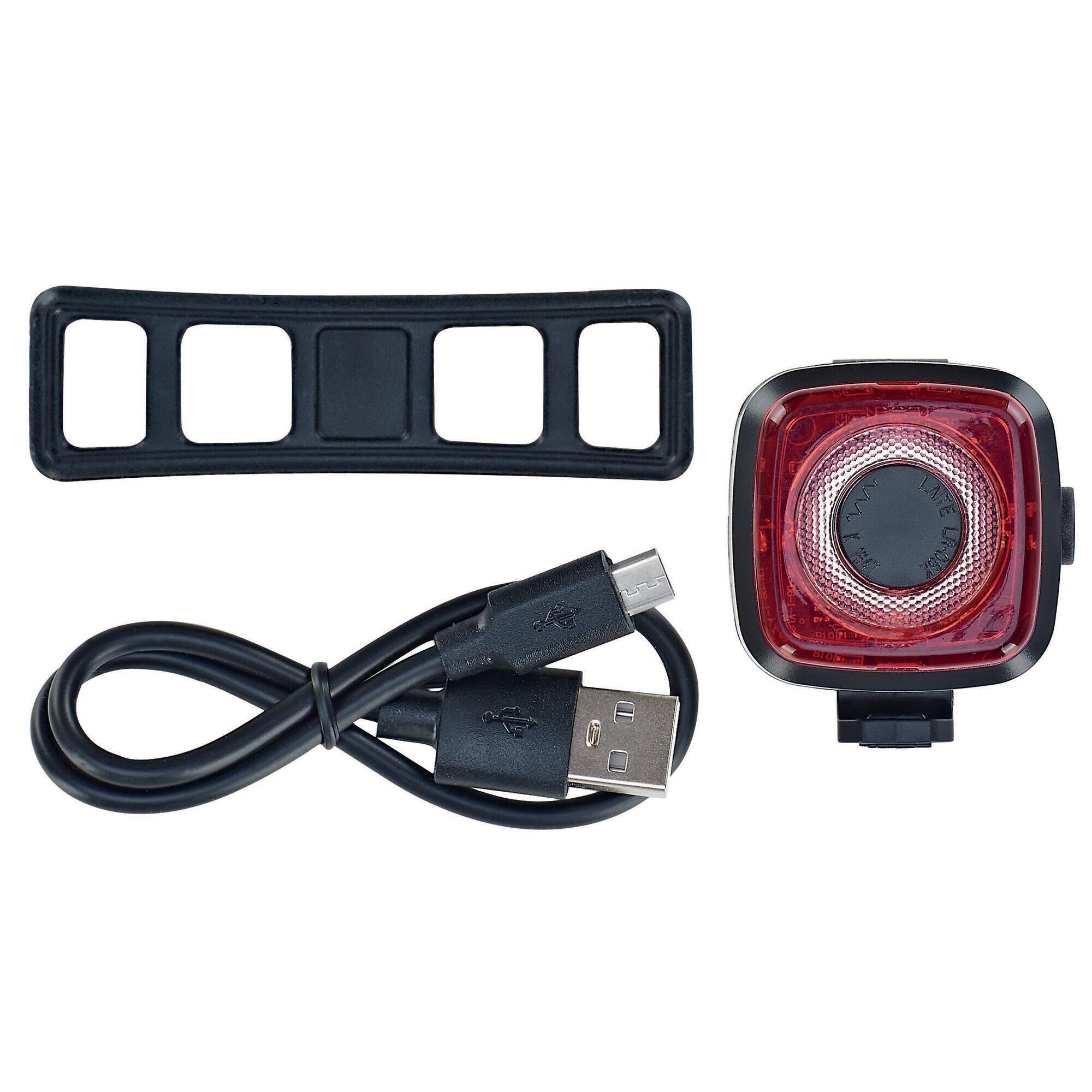 Tylne światło LED z ładowaniem USB