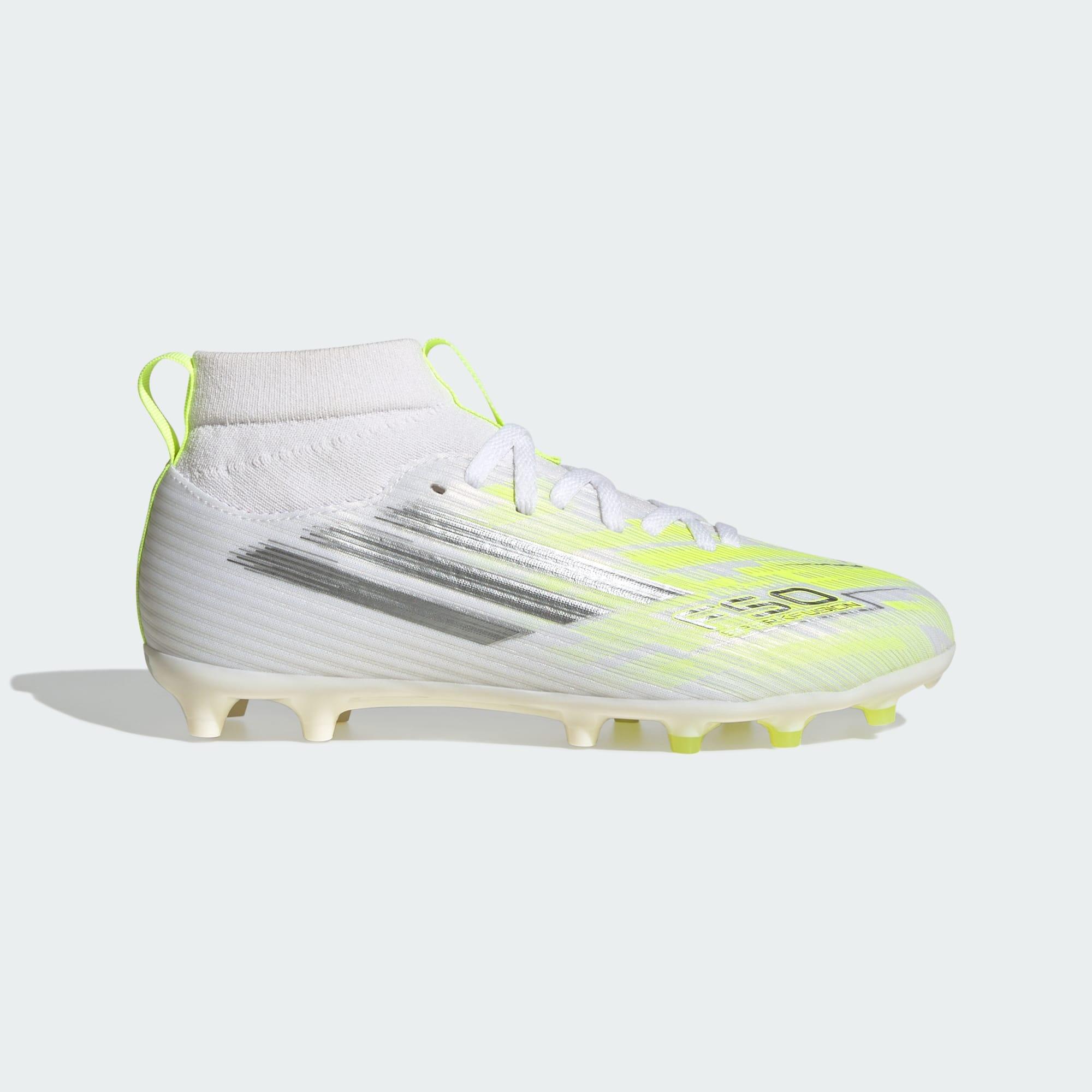 Dziecięce buty piłkarskie F50 SPARKFUSION LEAGUE Mid Cut na twardą / sztuczną