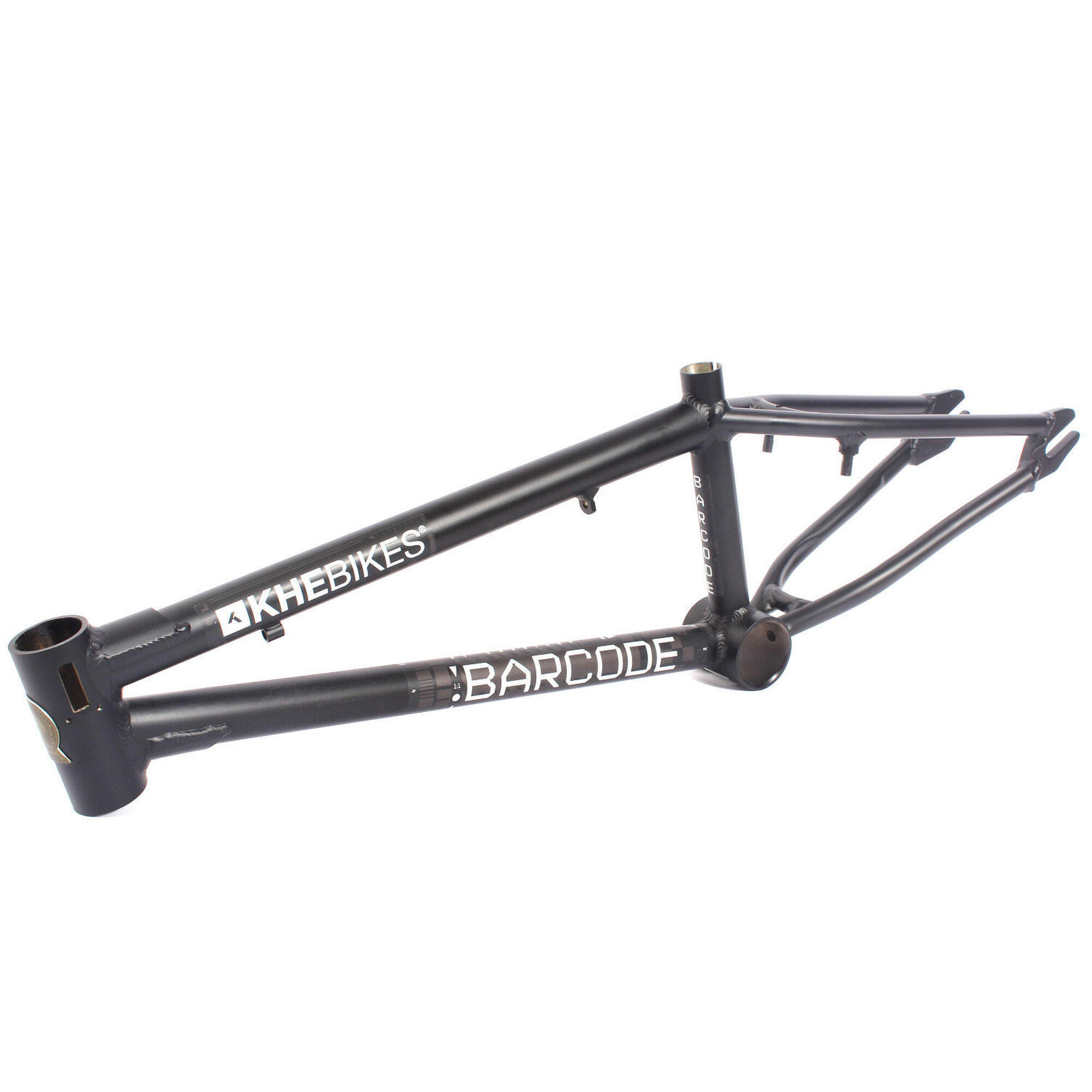 Rama BMX BARCODE czarna aluminium KHEBIKES